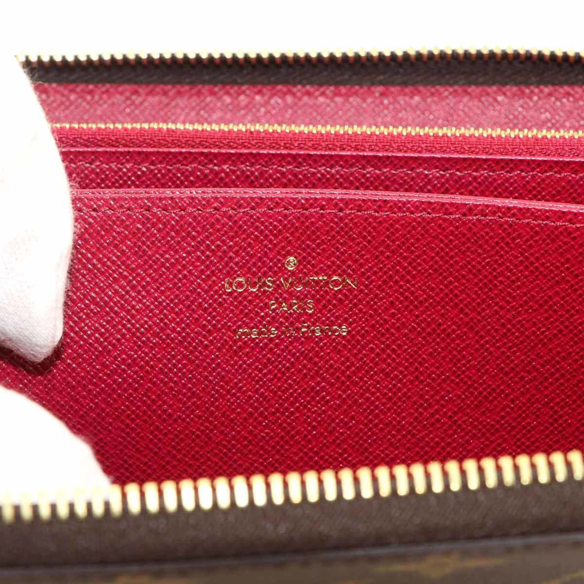 Louis Vuitton Fuchsia Monogram Monogram Canvas Long Wallet (Bi-Fold) (Pre-Owned)