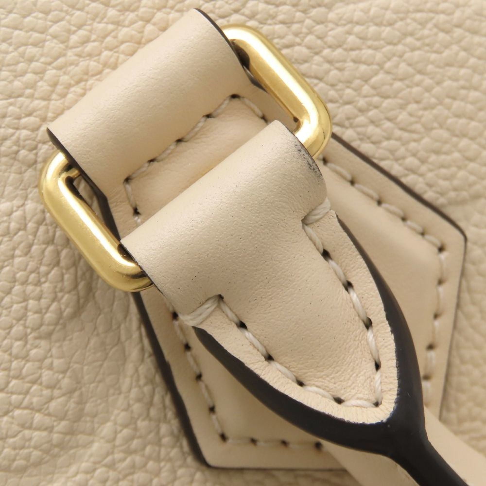 Louis Vuitton Cream Monogram Empreinte Handbag (Pre-Owned)