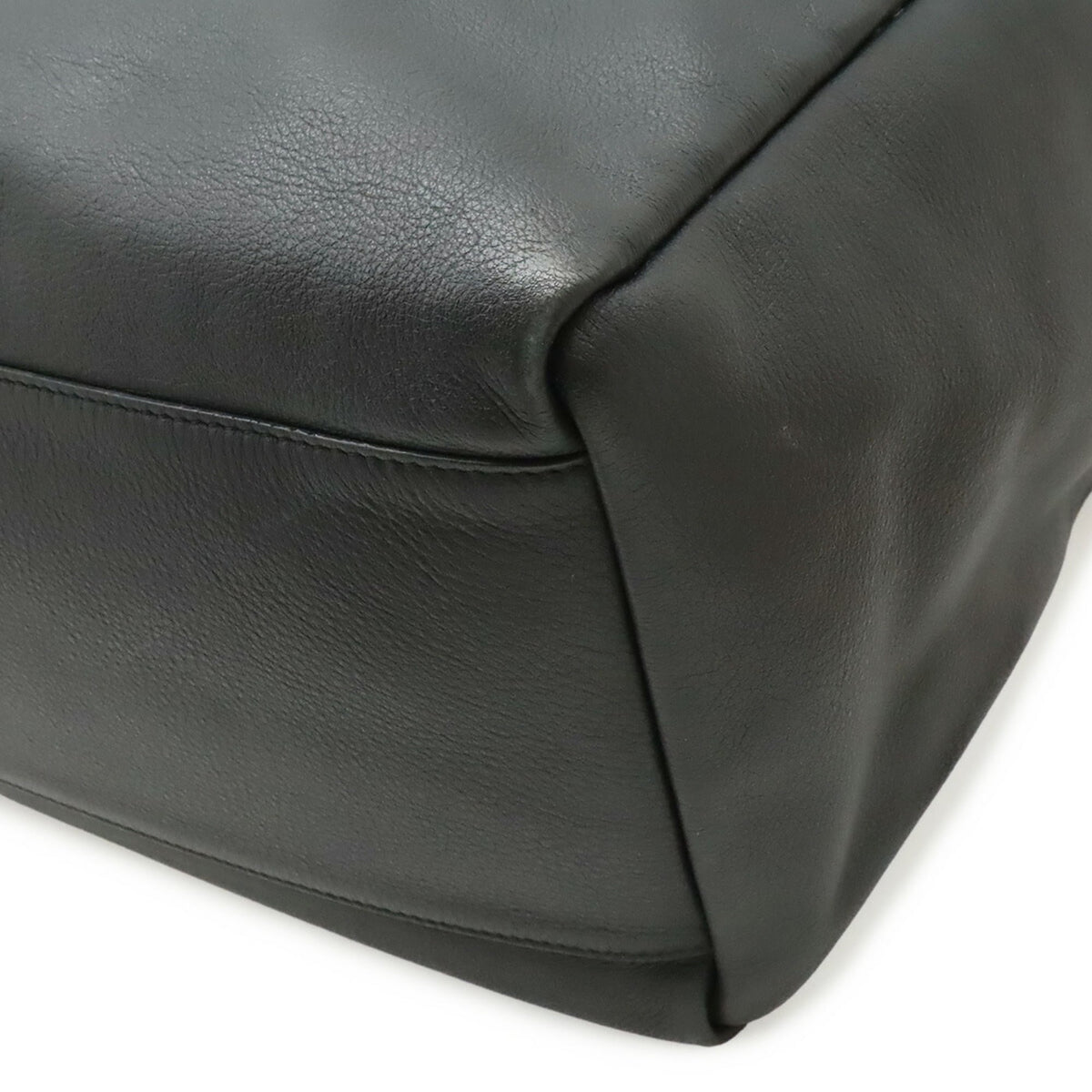 Balenciaga Black Leather Shoulder Bag Tote Bag (Pre-Owned)
