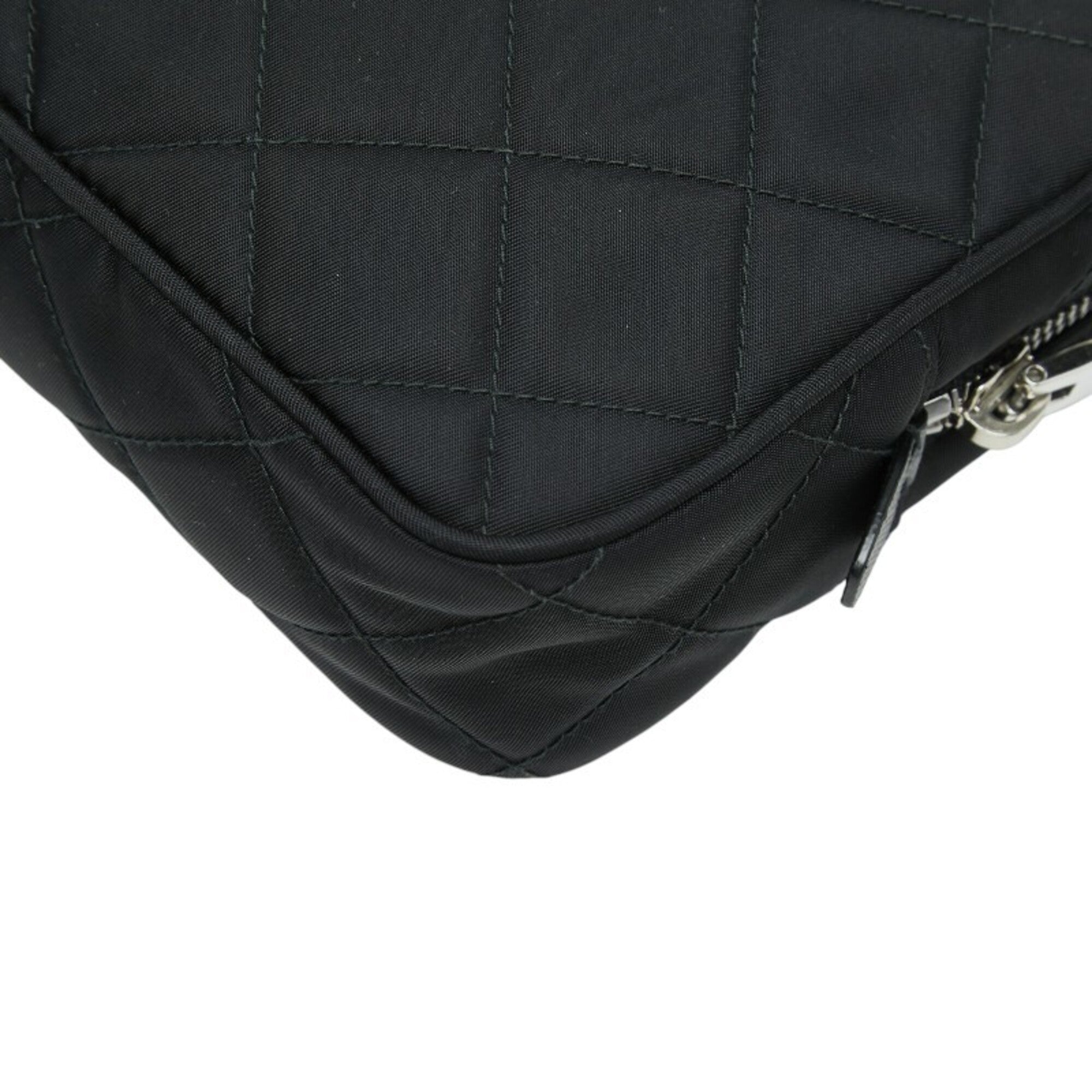 Prada Black Nylon Handbag (Pre-Owned)