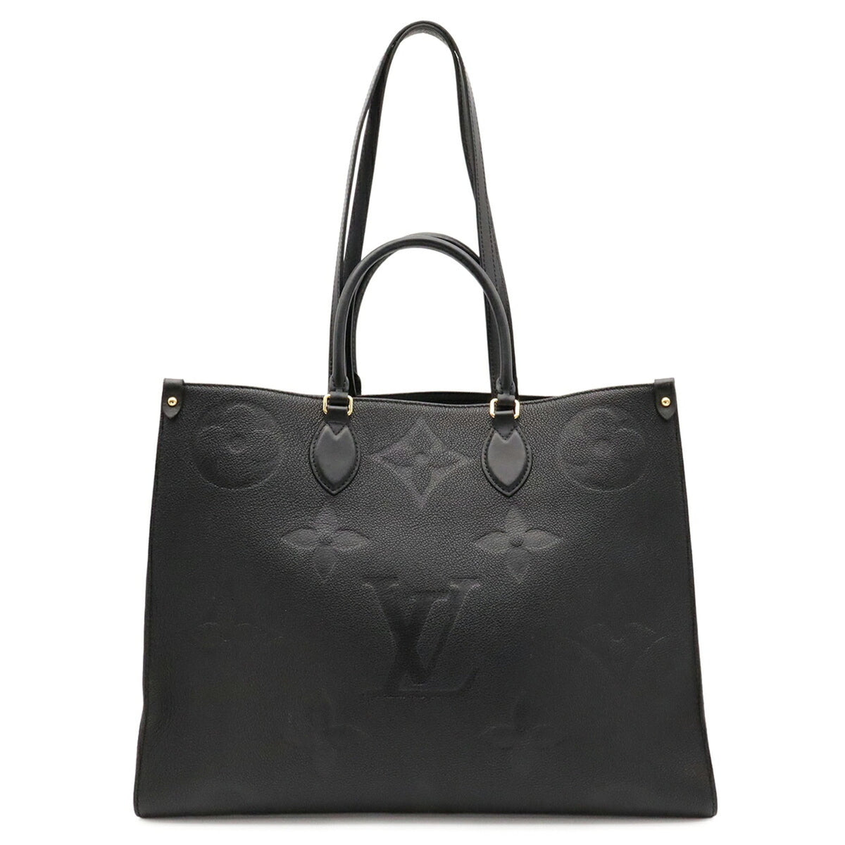 Louis Vuitton Black Noir Monogram Empreinte Shoulder Bag Tote Bag (Pre-Owned)