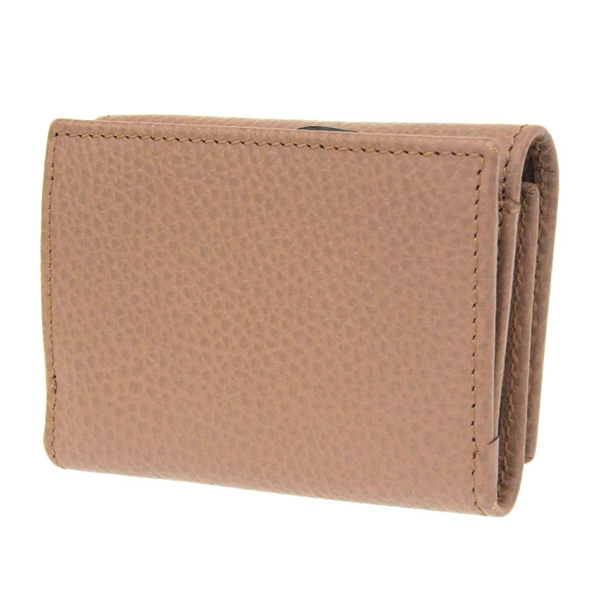Gucci Beige Leather Coin Purse/Coin Case (Pre-Owned)