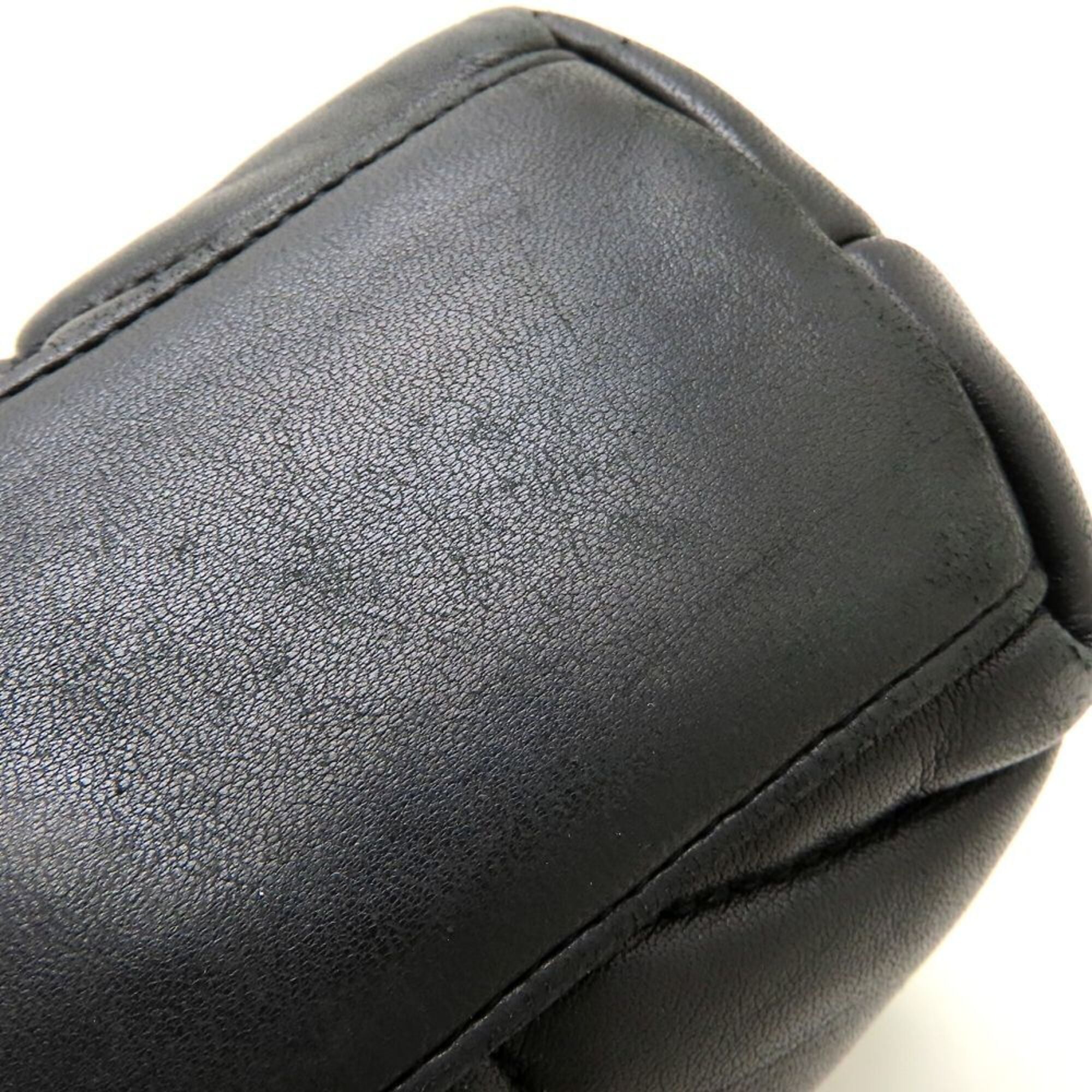Yves Saint Laurent Black Leather Shoulder Bag (Pre-Owned)