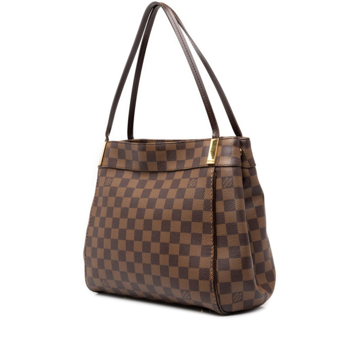 Louis Vuitton Brown Pvc Leather Shoulder Bag Tote Bag (Pre-Owned)