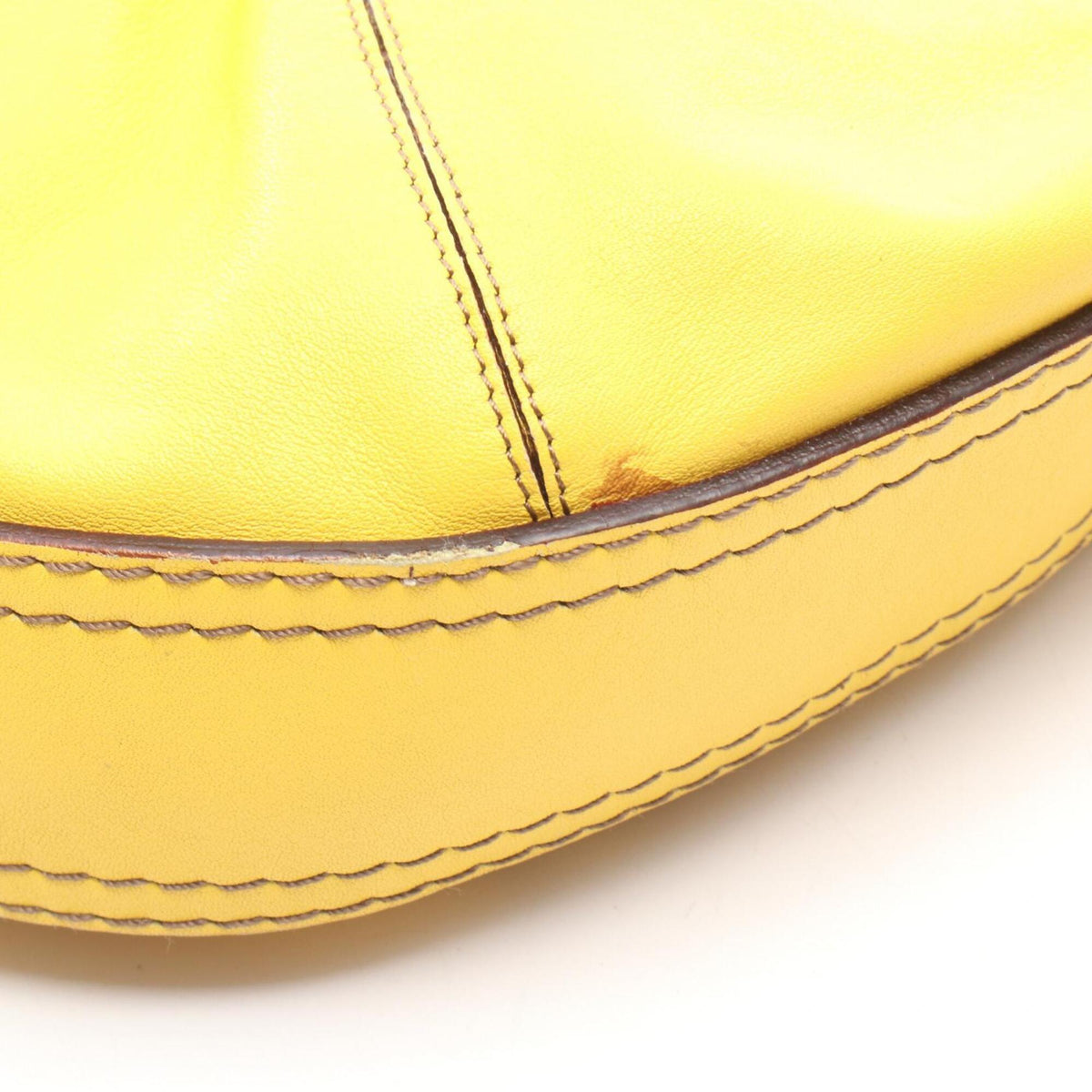 Loewe Yellow Leather Handbag (Pre-Owned)