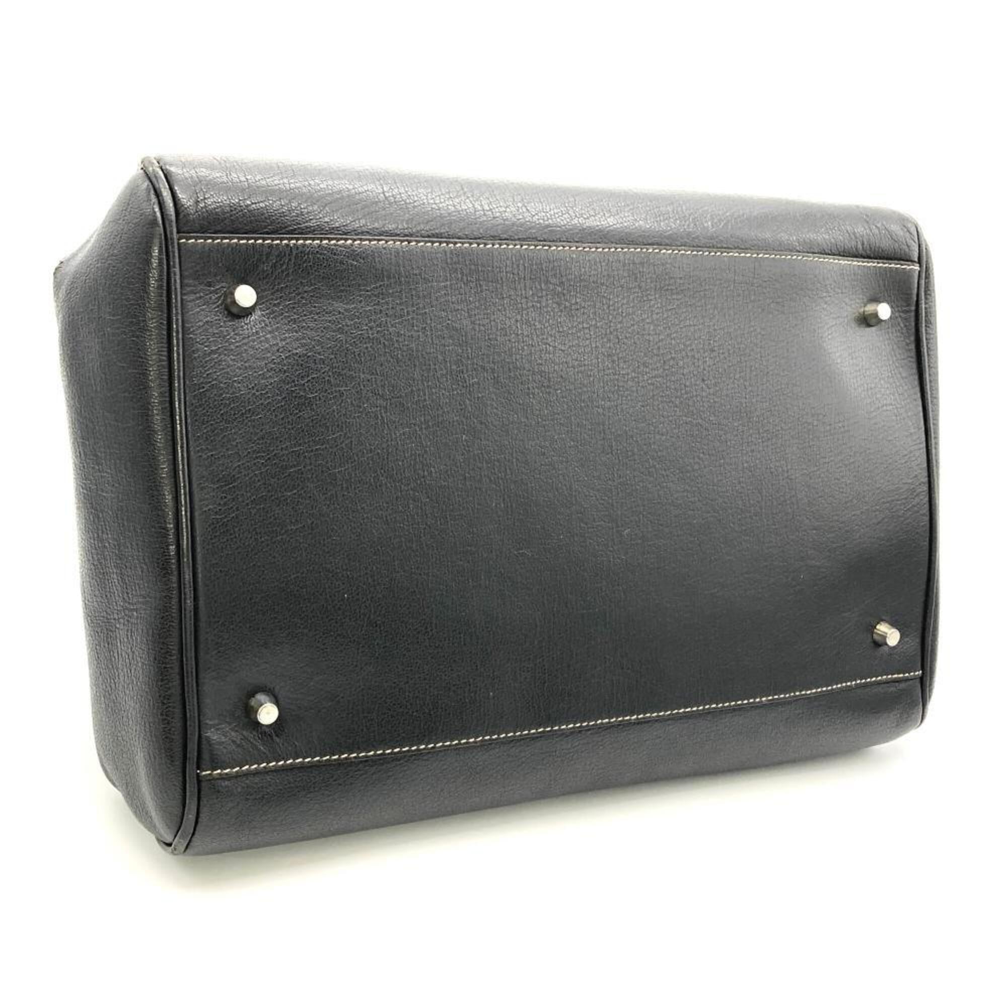 Prada Black Leather Handbag (Pre-Owned)