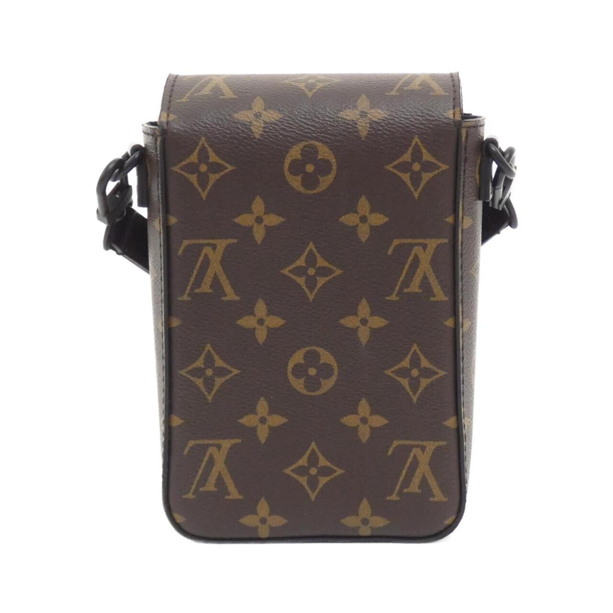 Louis Vuitton Monogram Macassar Marron Coated Canvas Shoulder Bag (Pre-Owned)