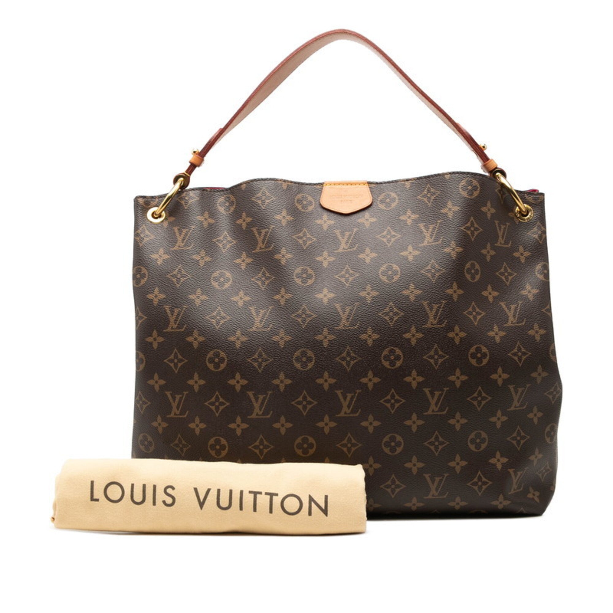Louis Vuitton Brown Pvc Leather Shoulder Bag (Pre-Owned)