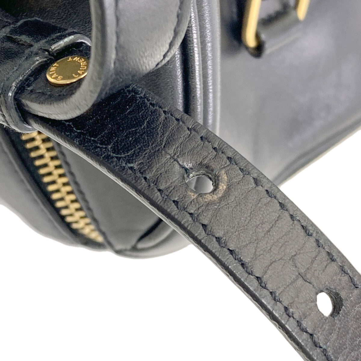 Yves Saint Laurent Black Leather Handbag (Pre-Owned)