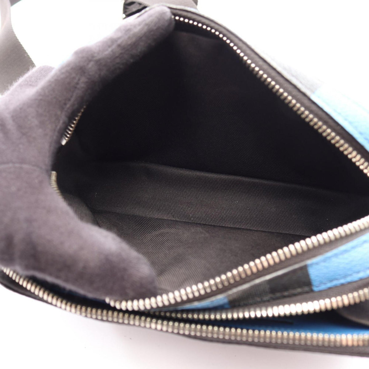 Louis Vuitton Black Blue Damier Graphite Coated Canvas Handbag Shoulder Bag (Pre-Owned)