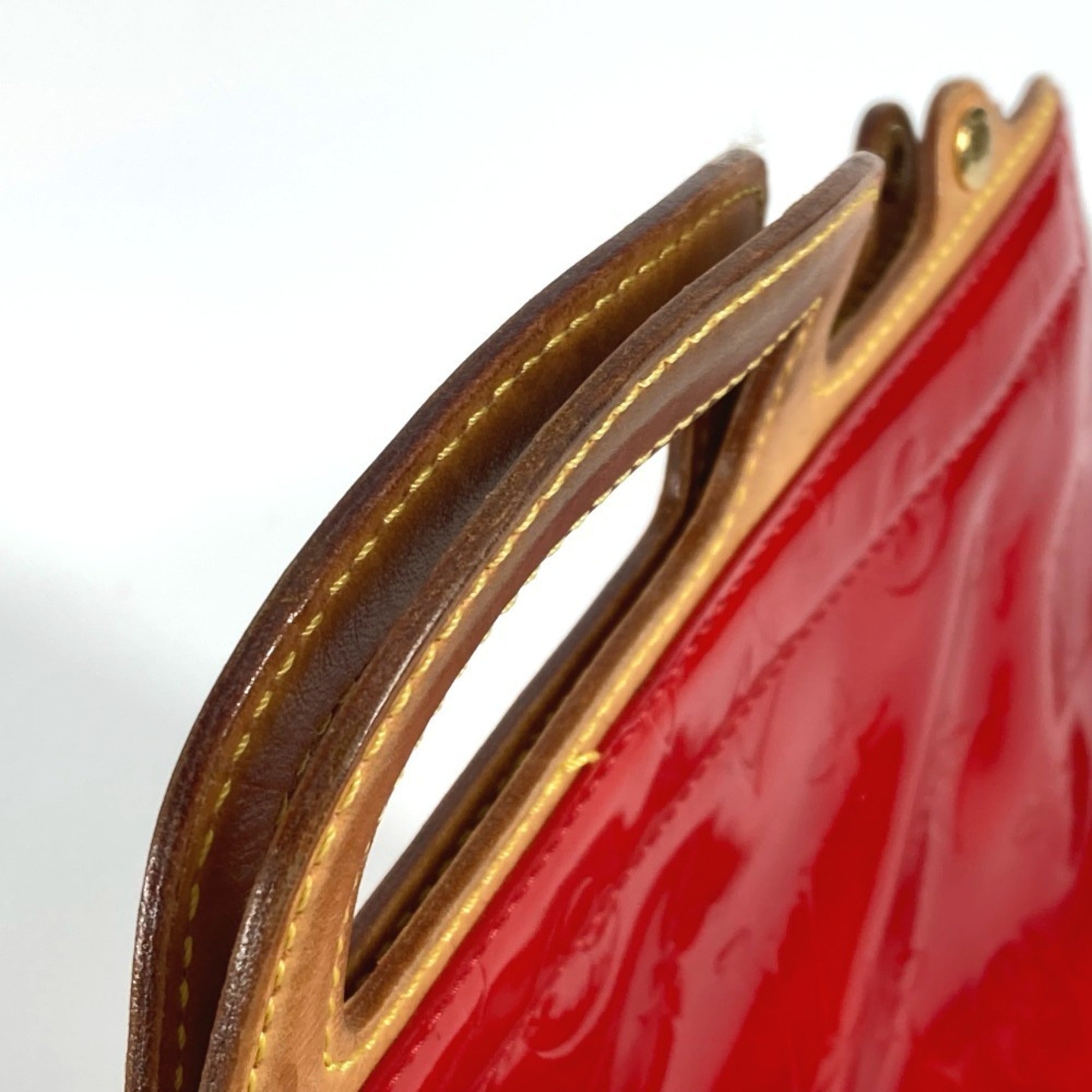 Louis Vuitton Monogram Vernis Red Color Monogram Vernis Handbag (Pre-Owned)