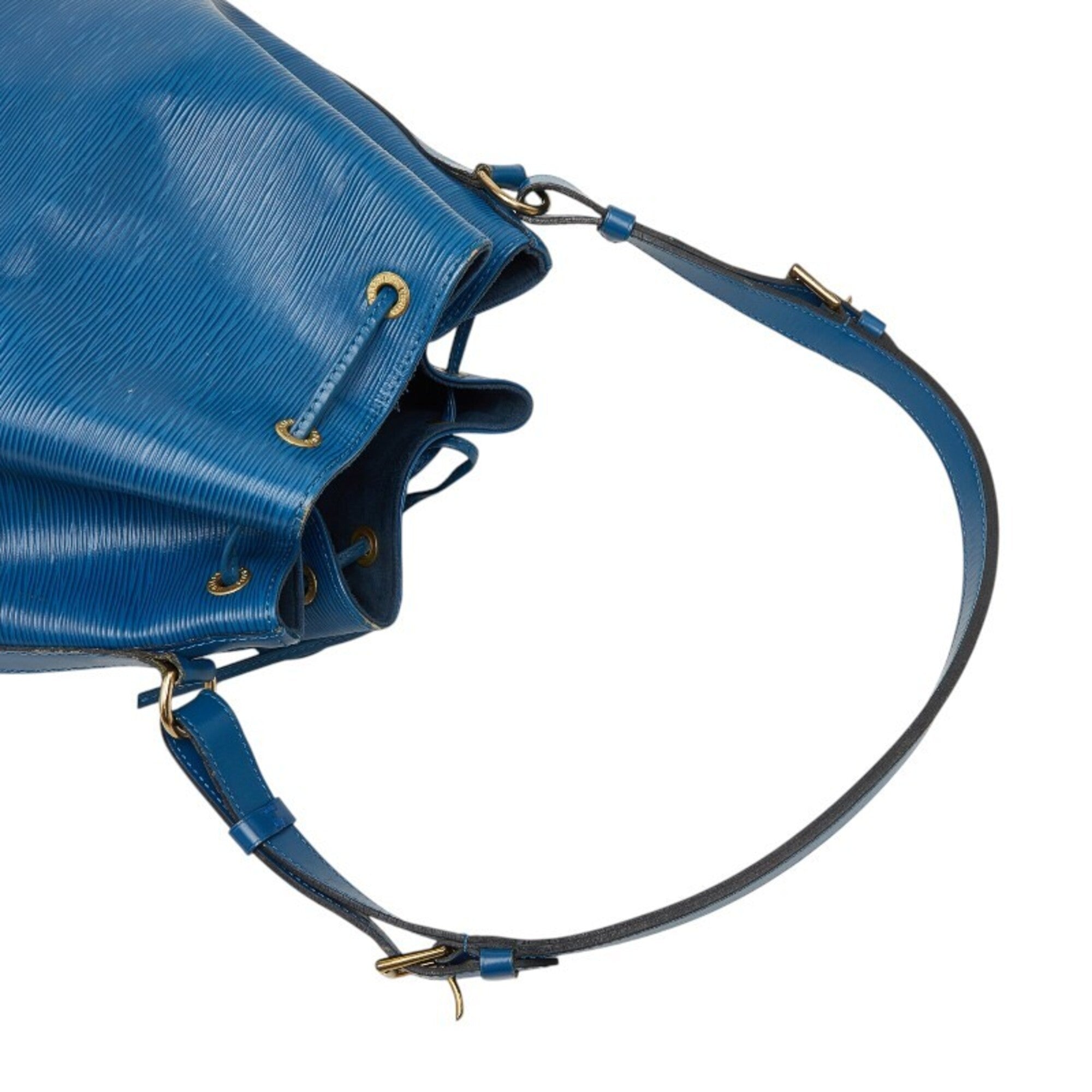 Louis Vuitton Toledo Blue Pvc Leather Shoulder Bag (Pre-Owned)