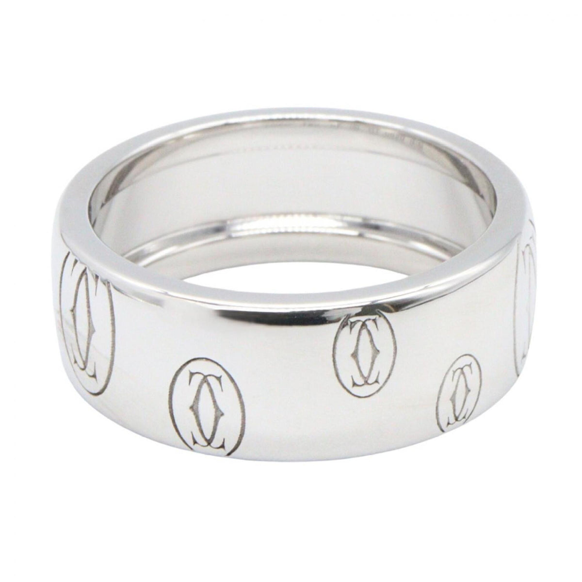 Cartier Silver White Gold (18K) Band Ring (Pre-Owned)
