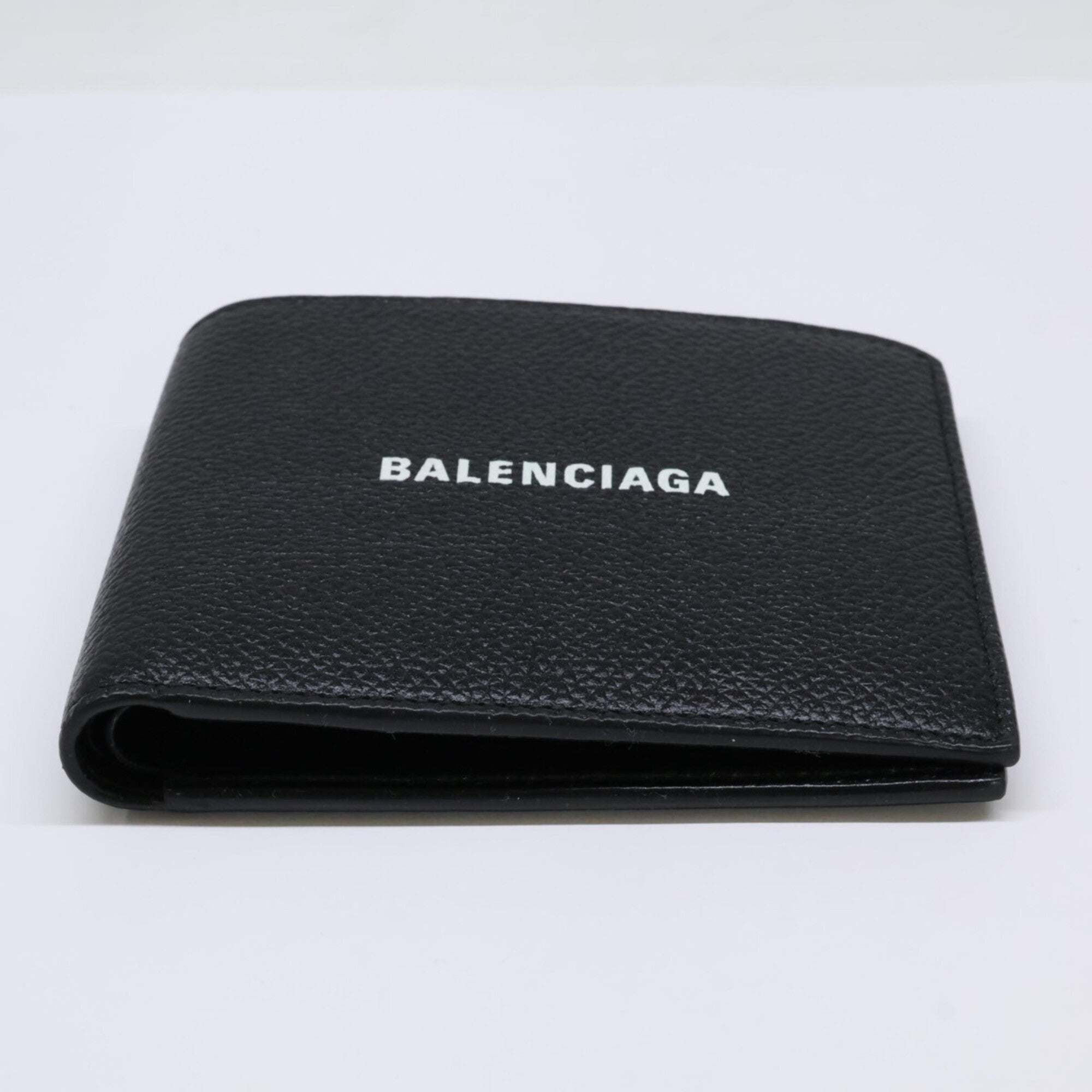 Balenciaga Black White Leather Wallet (Bi-Fold) (Pre-Owned)