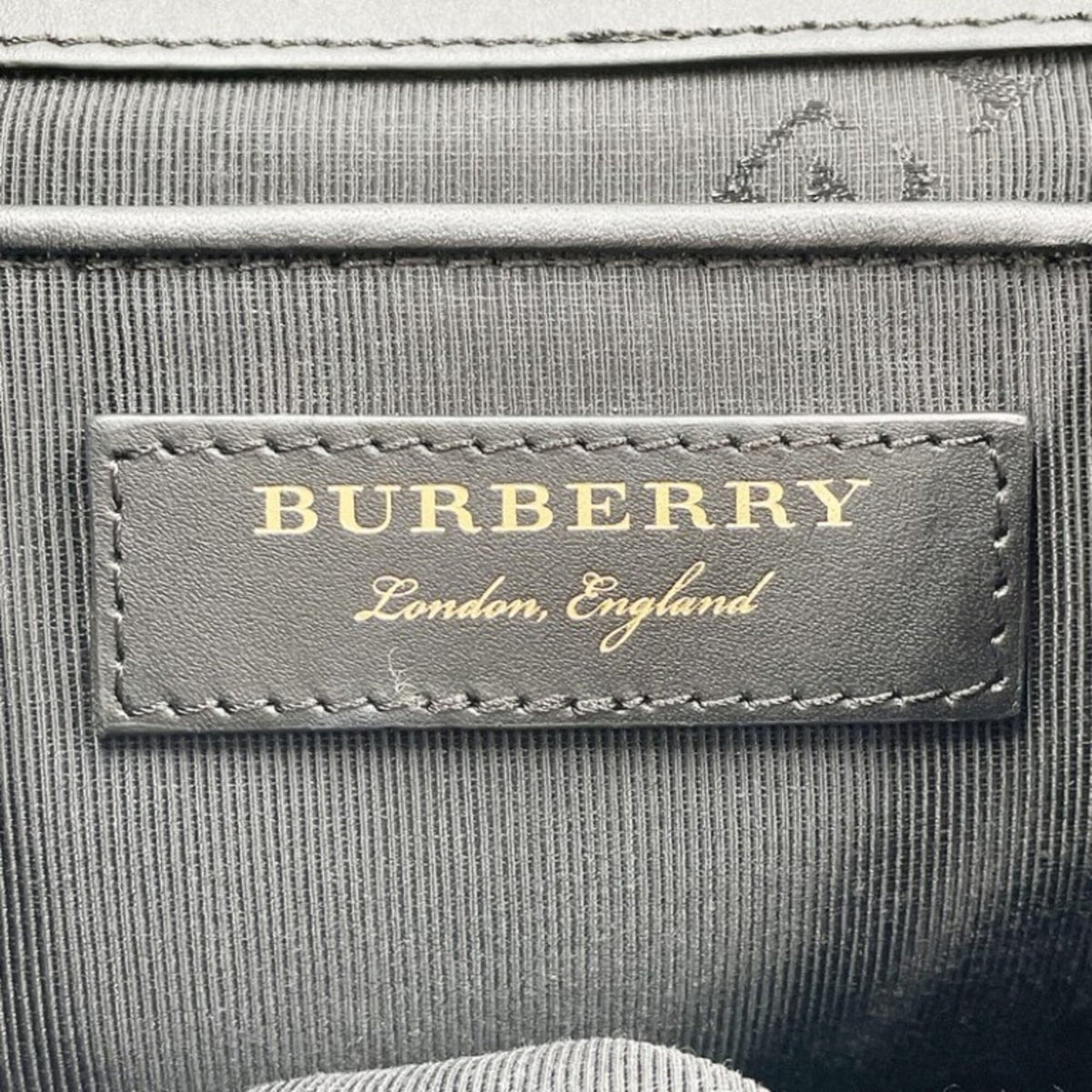 Burberry Black Brown Nylon Backpack (Pre-Owned)