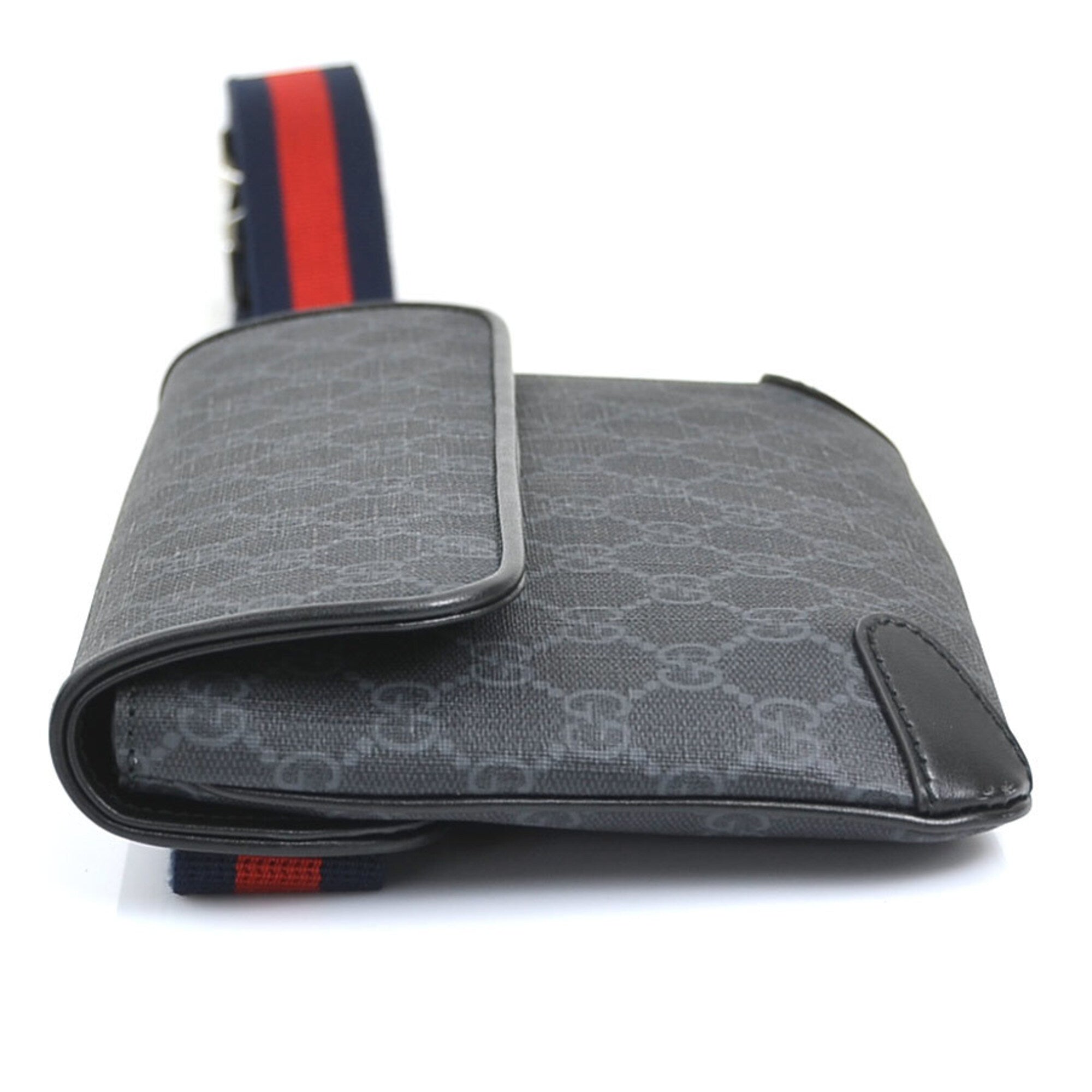 Gucci Black Gg Supreme Fanny Pack (Pre-Owned)