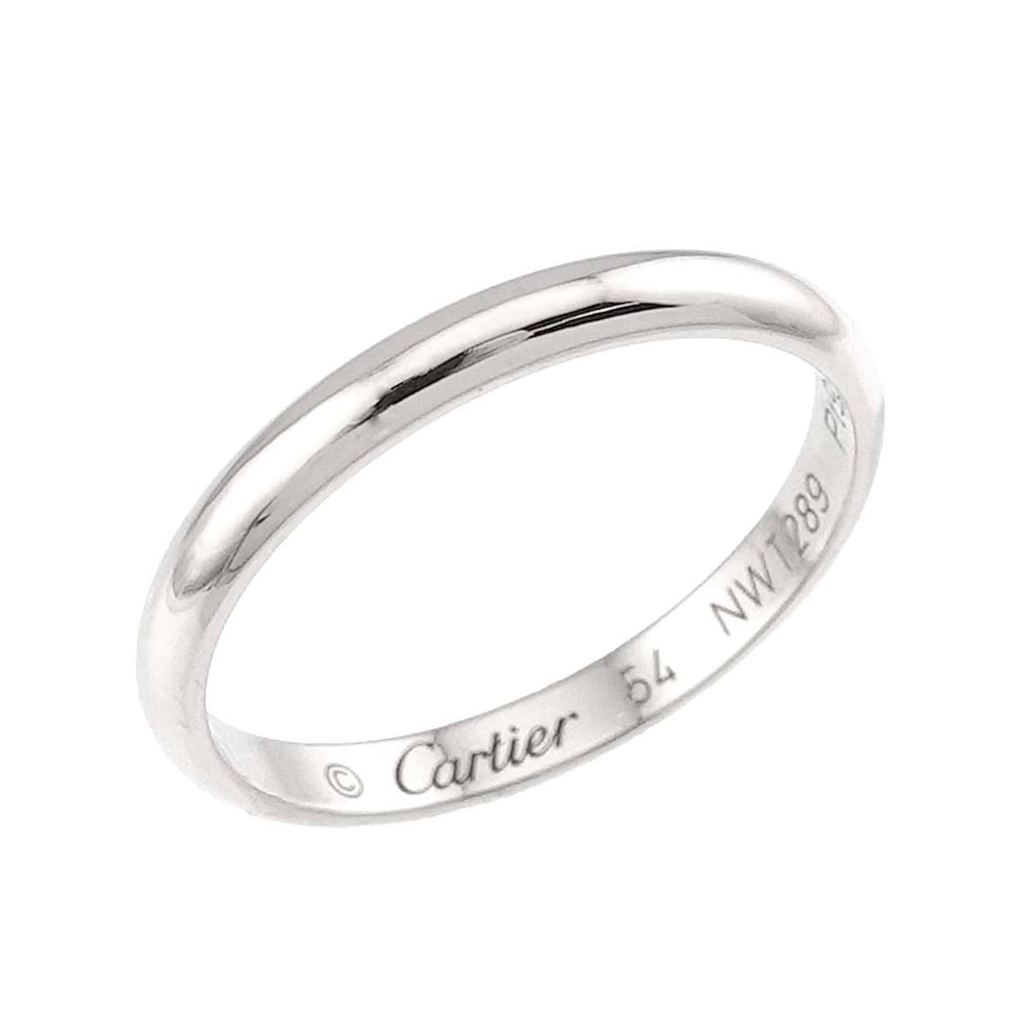 Cartier Platinum 950 Band Ring (Pre-Owned)