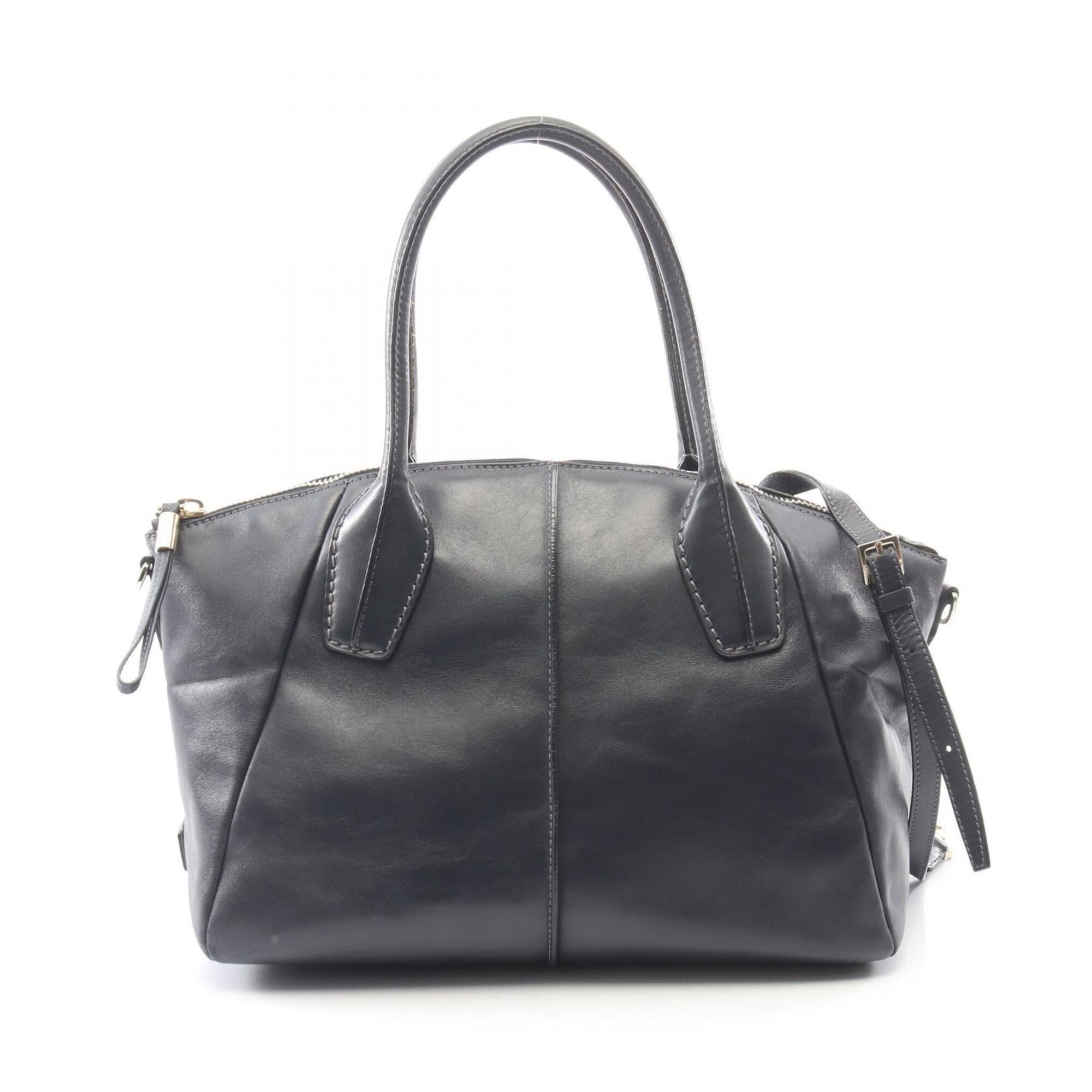 Tod's Navy Leather Handbag (Pre-Owned)