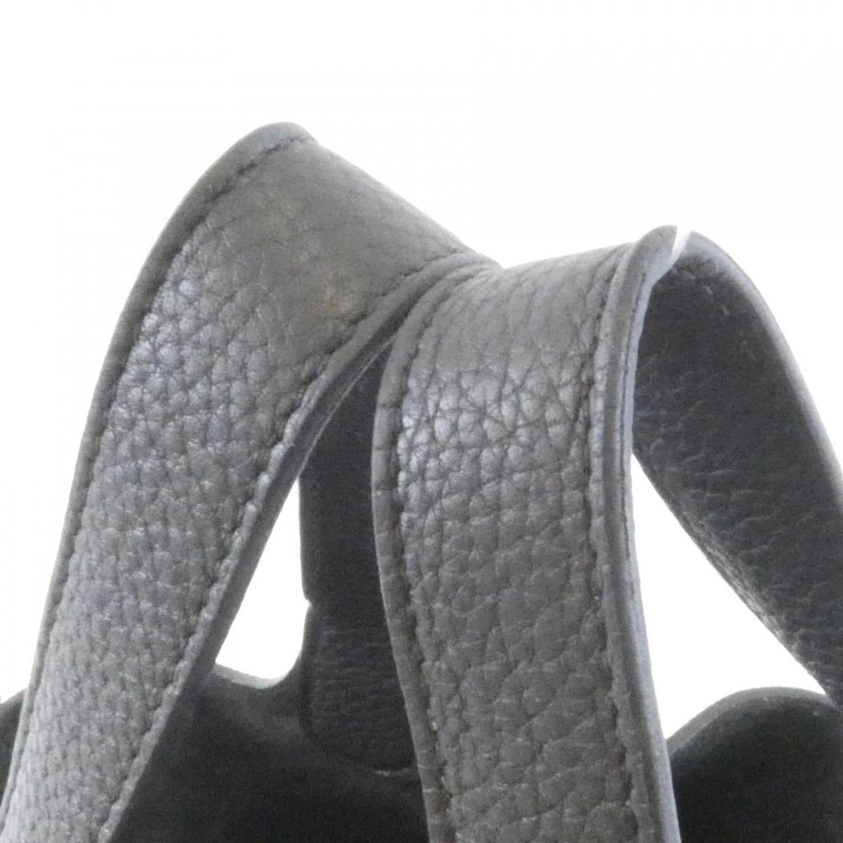 Hermes Picotin Black Taurillon Clemence Leather Handbag (Pre-Owned)