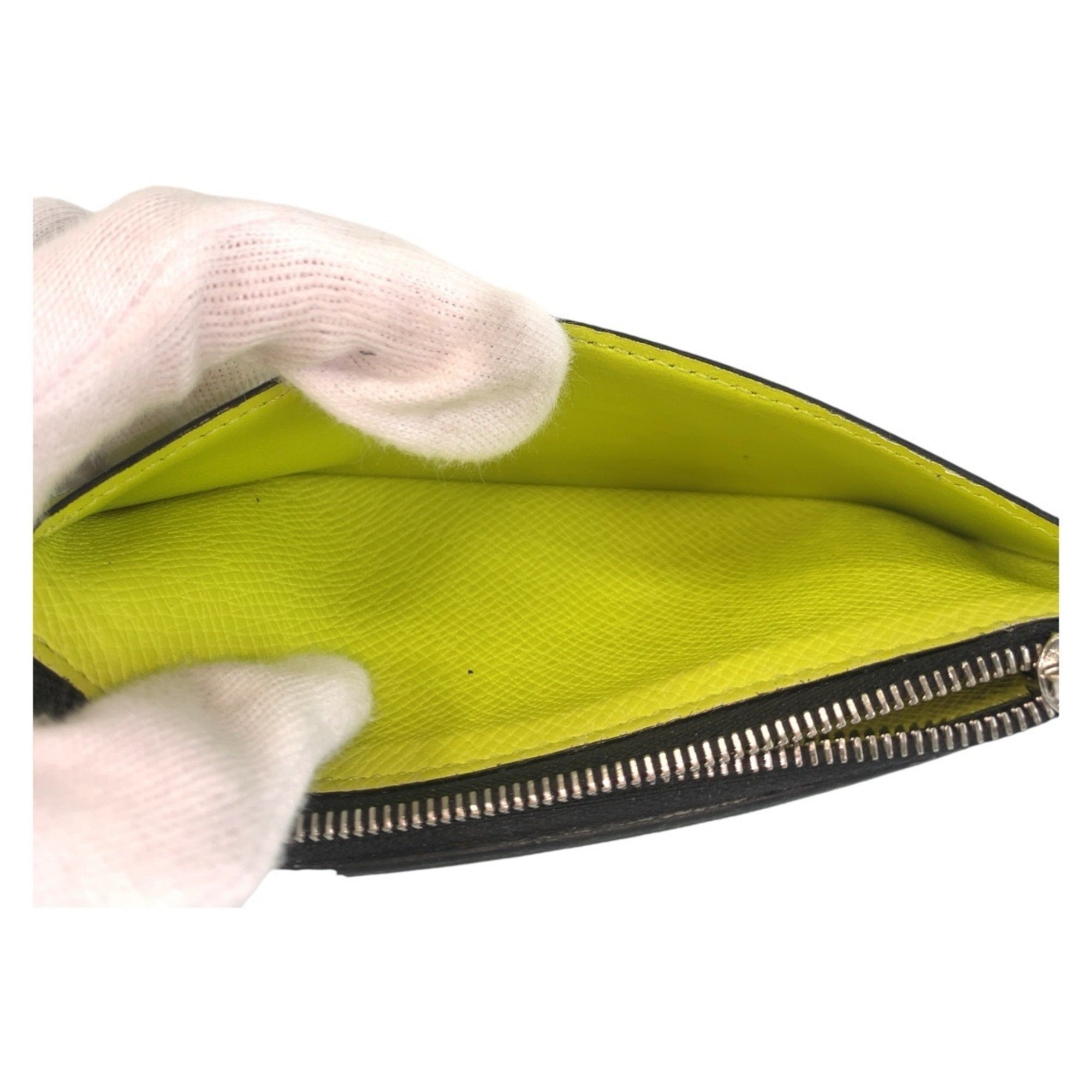 Louis Vuitton Jaune Yellow Pvc Coin Purse/Coin Case (Pre-Owned)