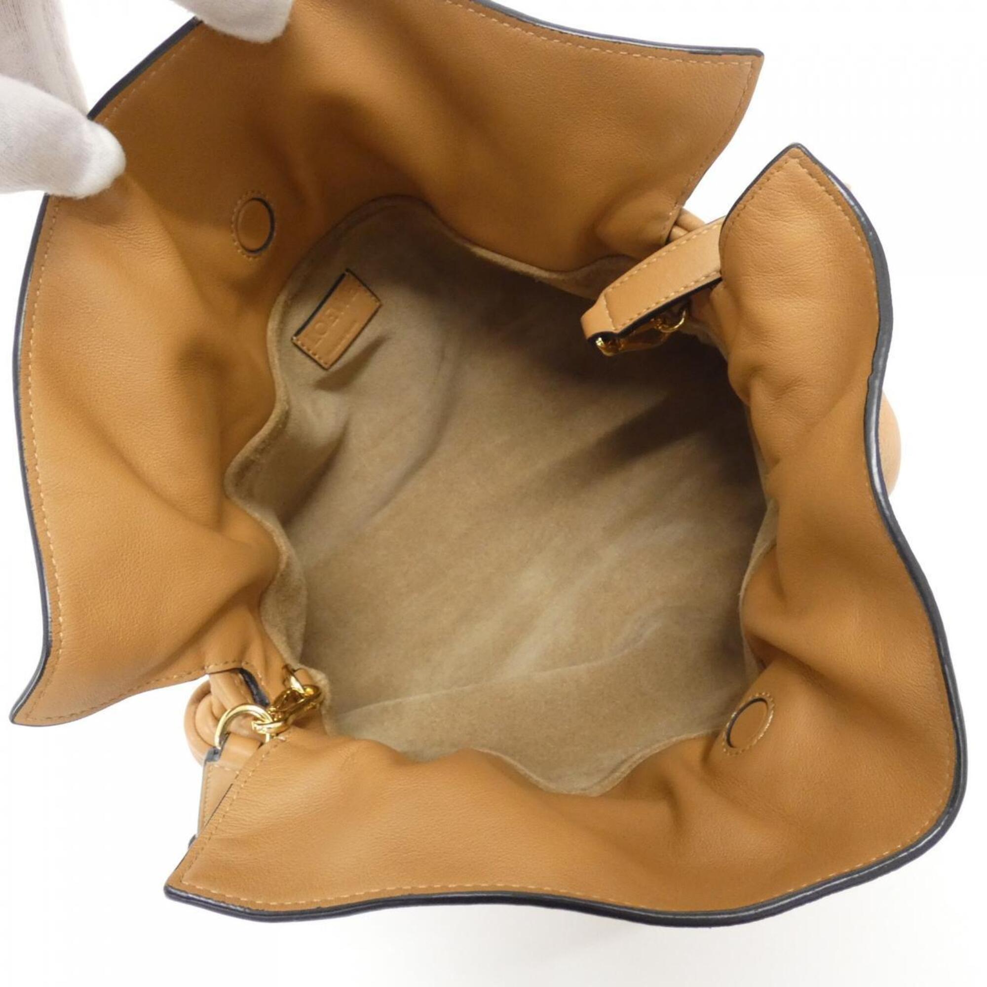 Loewe Beige Leather Handbag (Pre-Owned)