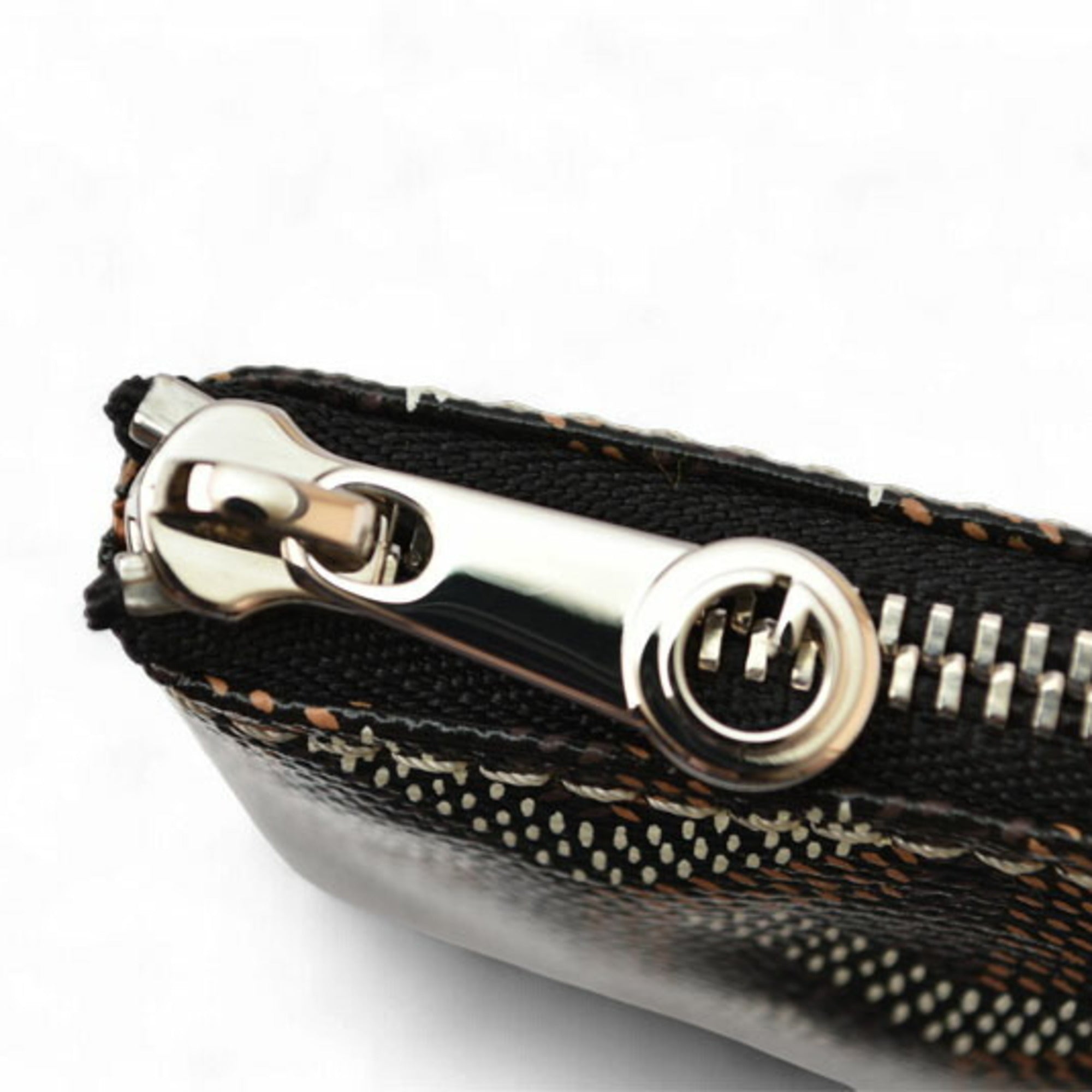 Goyard Black Coated Canvas Leather Pouch (Pre-Owned)
