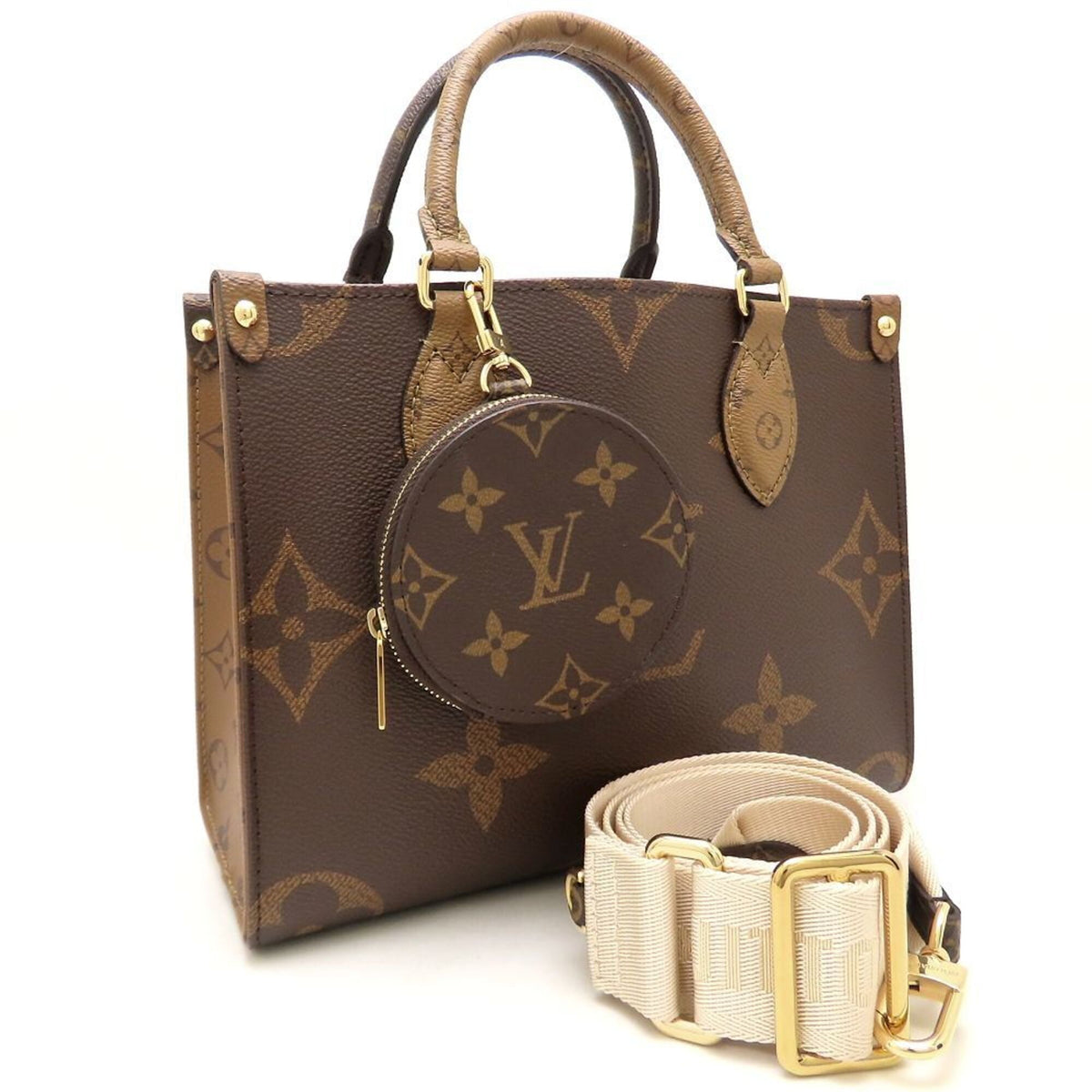 Louis Vuitton Brown Monogram Monogram Reverse Handbag (Pre-Owned)