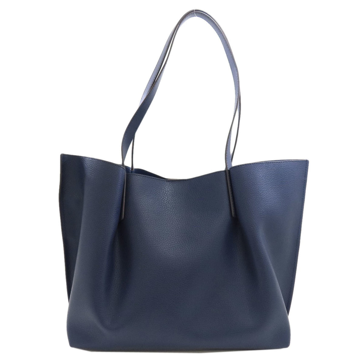 Michael Kors Navy Leather Tote Bag (Pre-Owned)