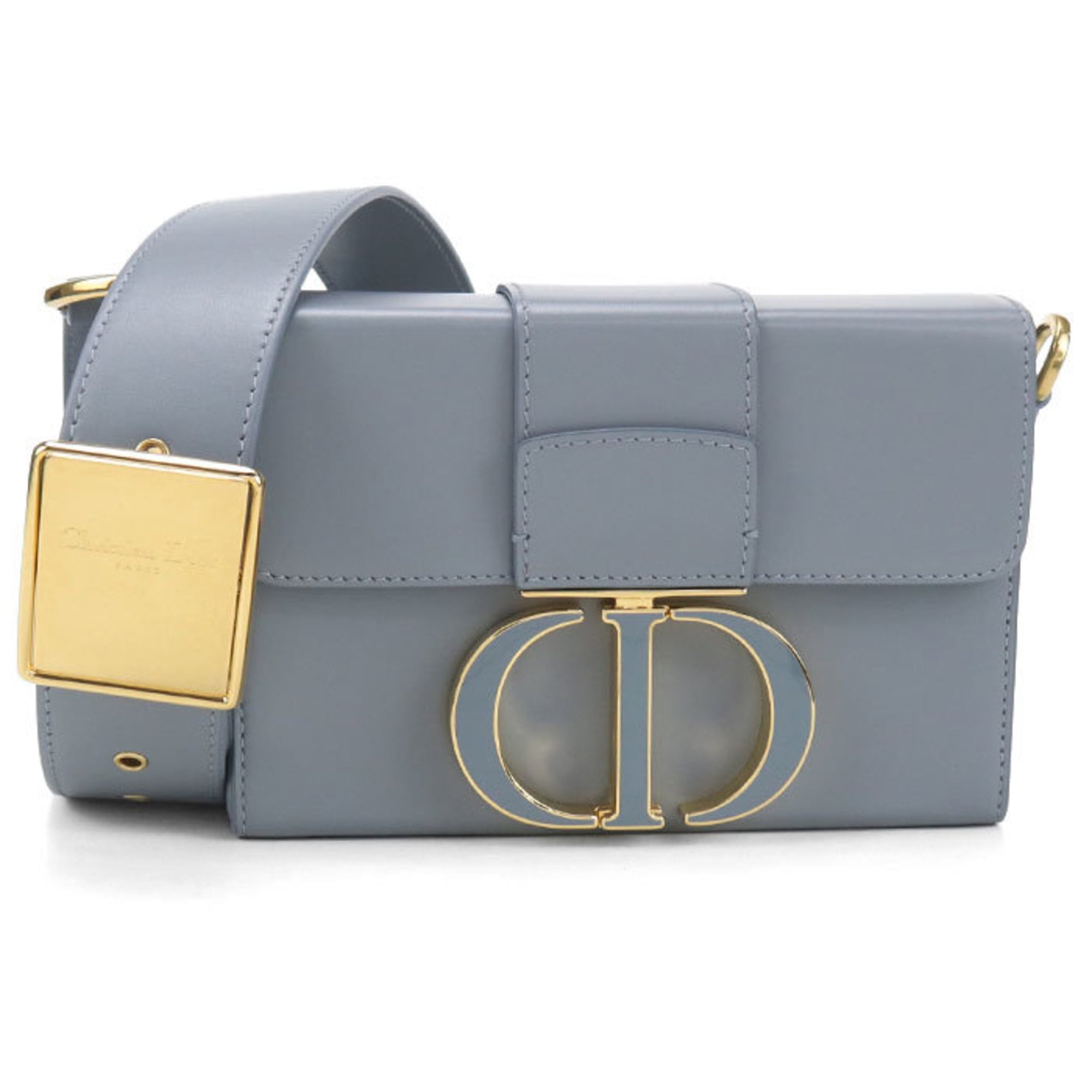 Christian Dior Blue Leather Shoulder Bag (Pre-Owned)