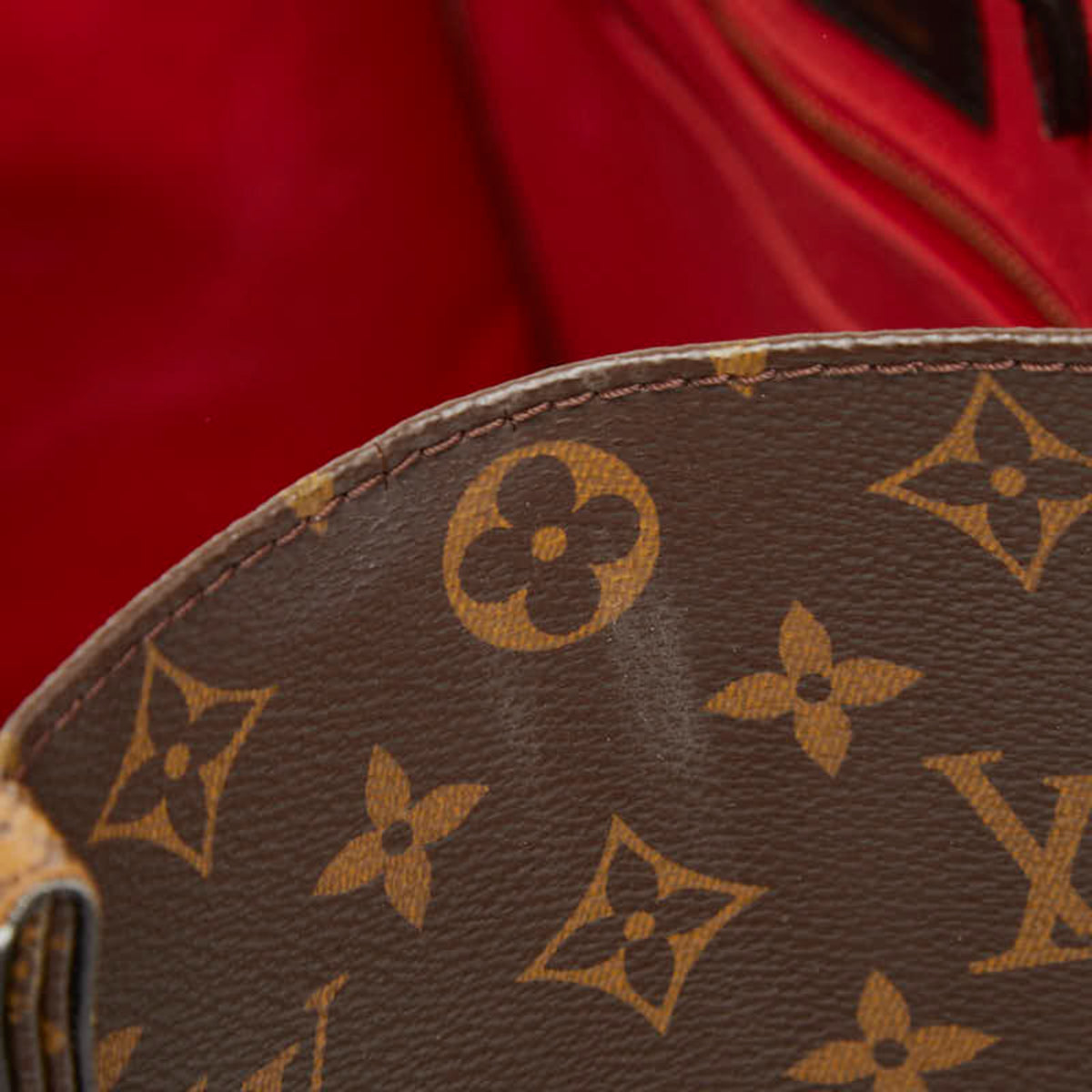 Louis Vuitton Brown Pvc Leather Handbag Shoulder Bag (Pre-Owned)