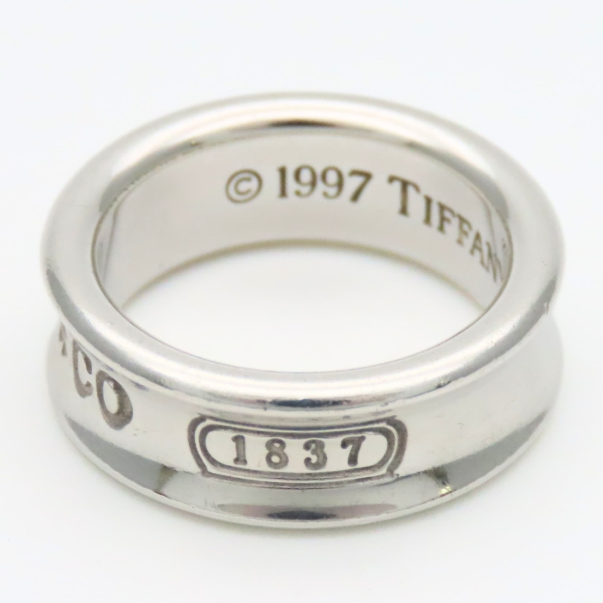 Tiffany Silver Silver 925 Band Ring (Pre-Owned)