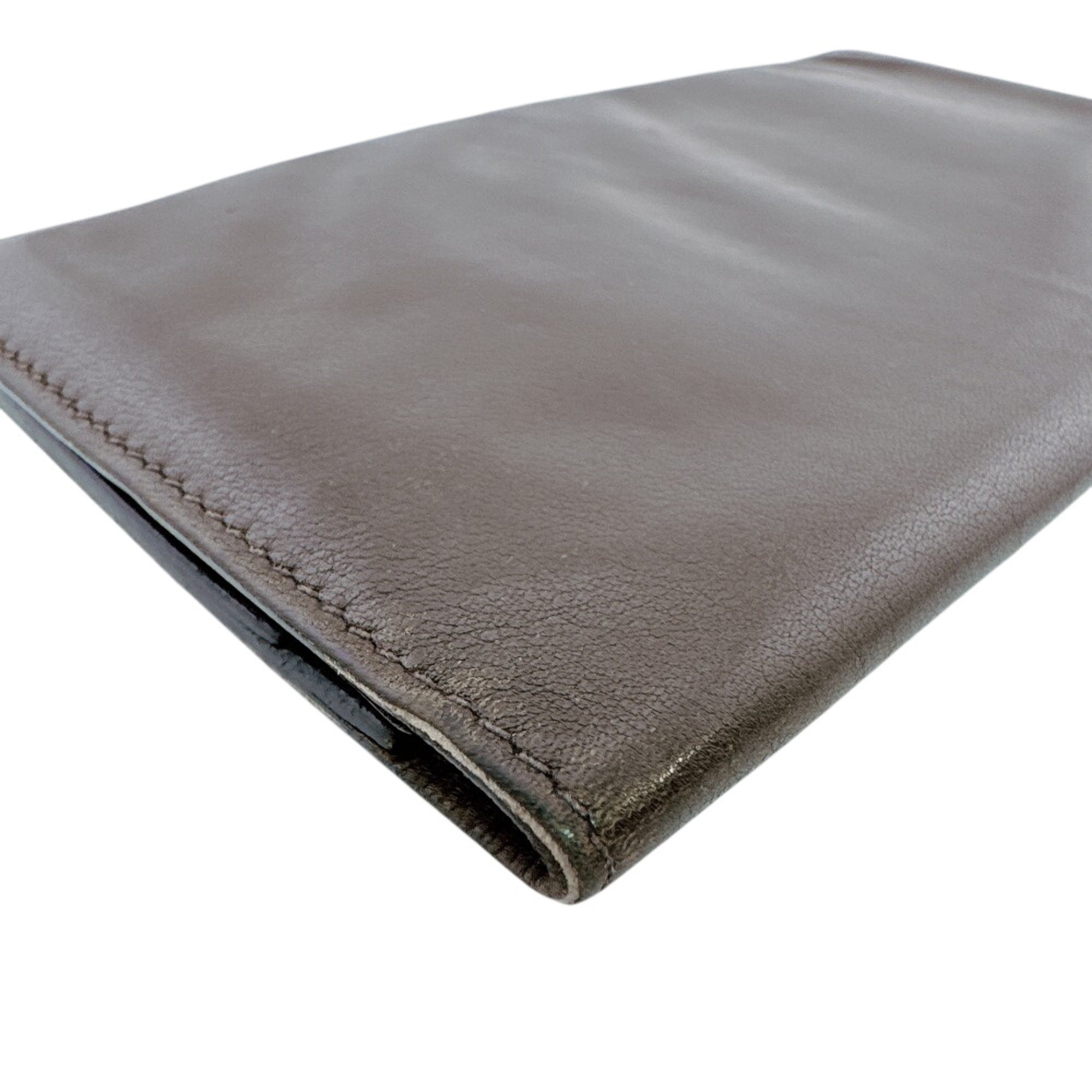 Hermes Brown Leather Wallet (Bi-Fold) (Pre-Owned)