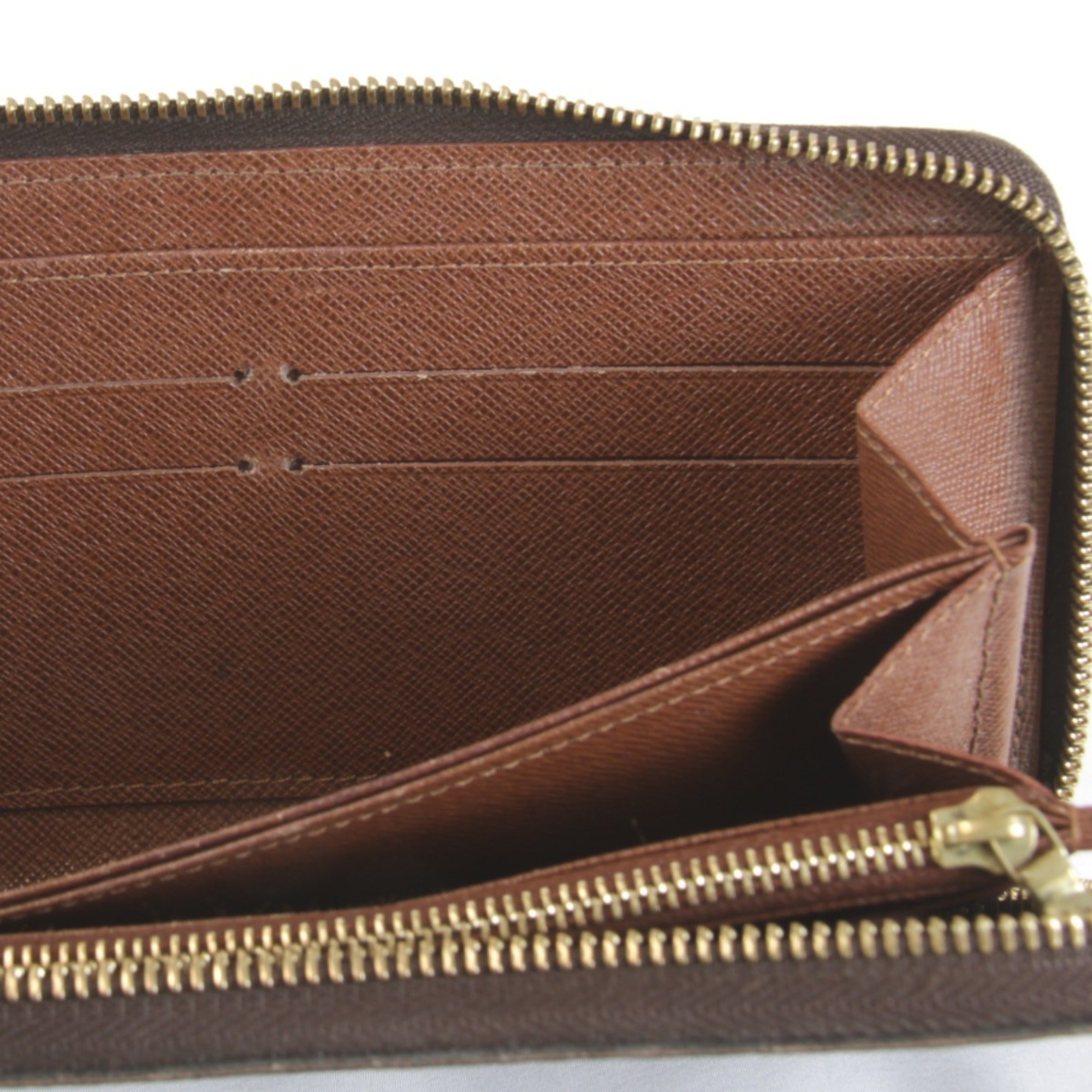 Louis Vuitton Brown Monogram Canvas Long Wallet (Bi-Fold) (Pre-Owned)