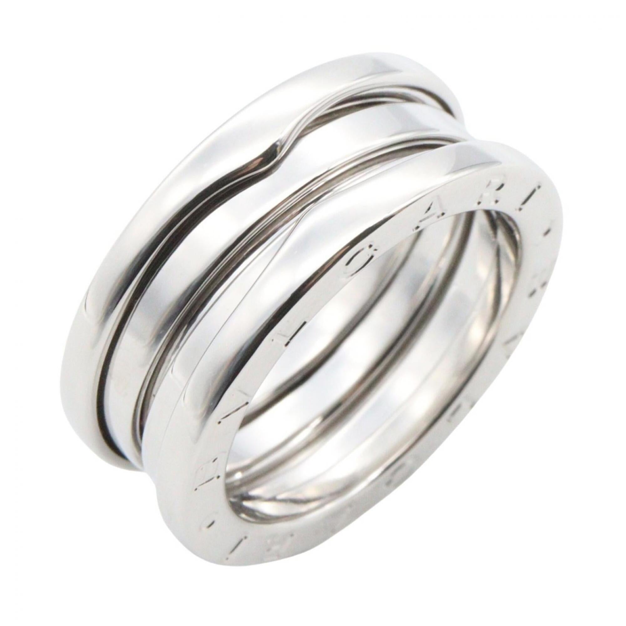 Bvlgari Silver White Gold (18K) Band Ring (Pre-Owned)