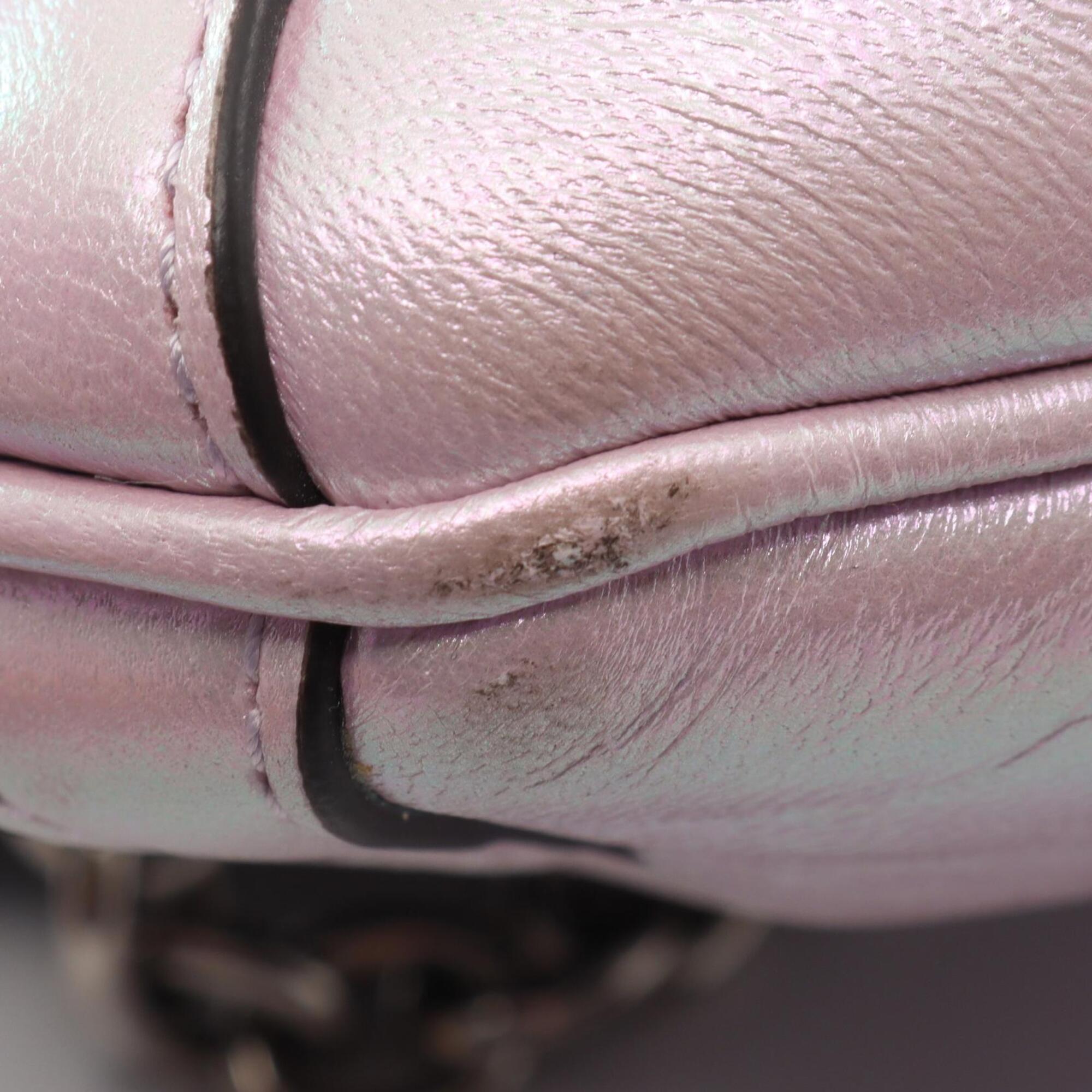 Gucci Pink Leather Handbag (Pre-Owned)