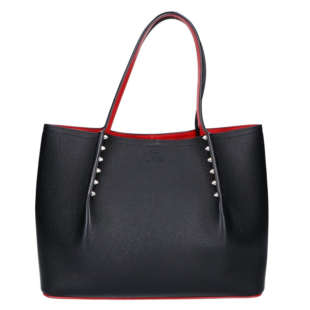 Christian Louboutin Black Leather Tote Bag (Pre-Owned)