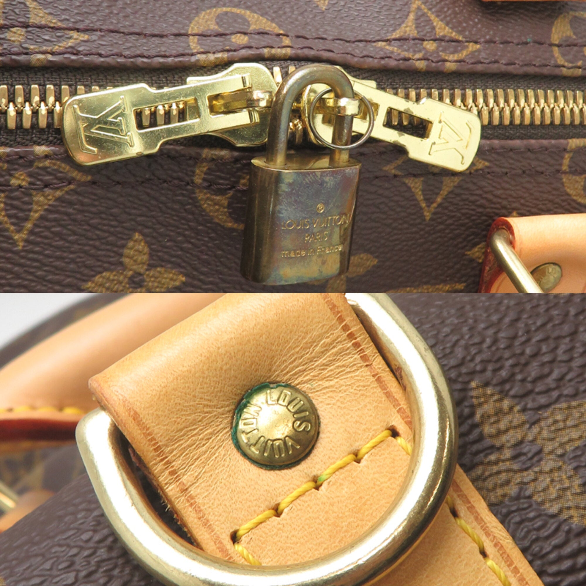 Louis Vuitton Brown Monogram Boston Bag (Pre-Owned)