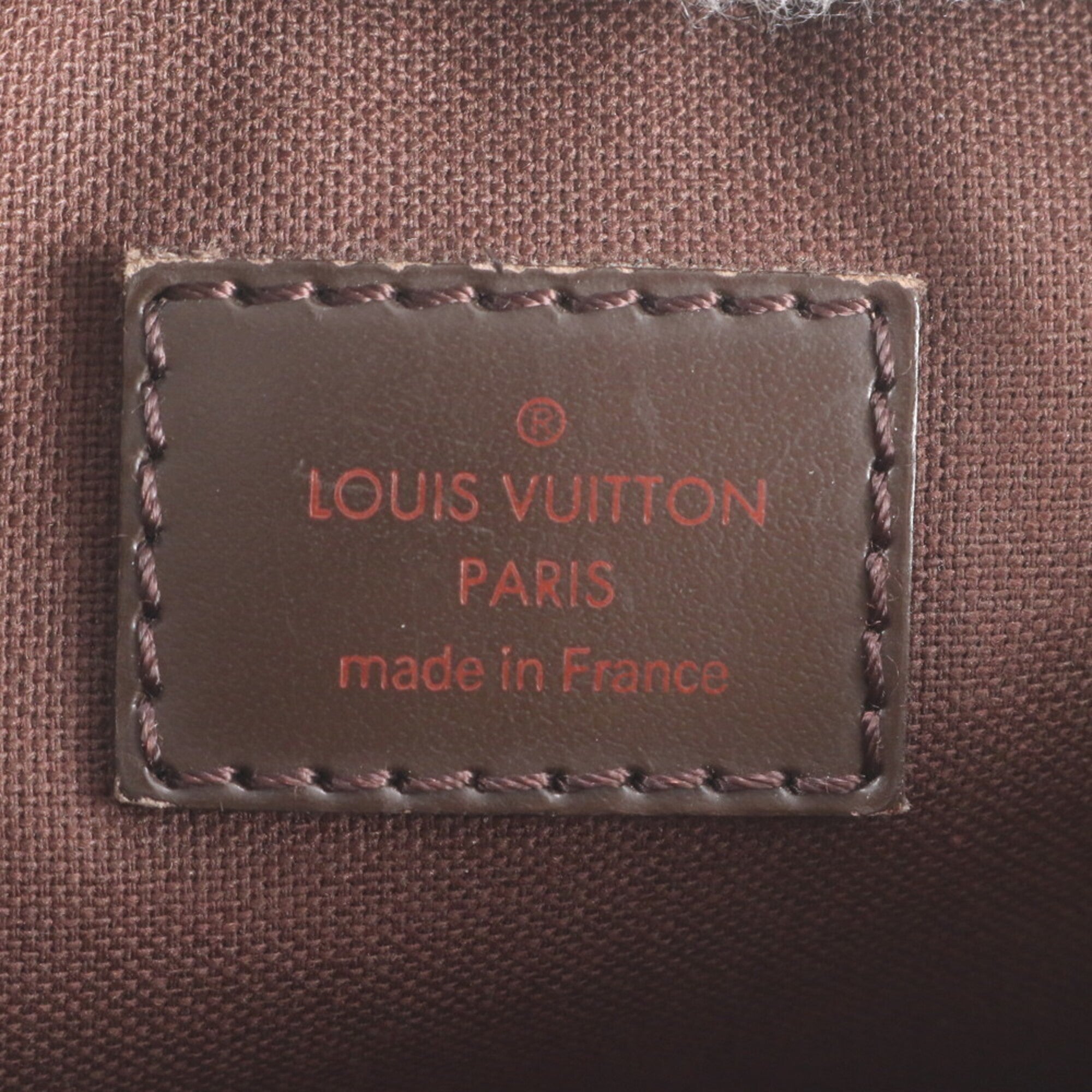Louis Vuitton Brown Damier Canvas Ebene Leather Pochette Shoulder Bag (Pre-Owned)