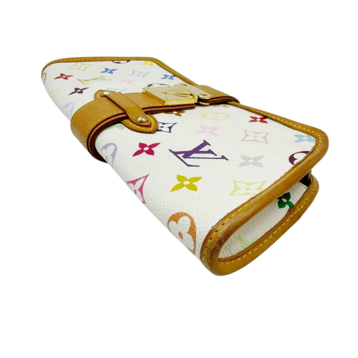 Louis Vuitton Blanc Monogram Multicolore Pouch (Pre-Owned)