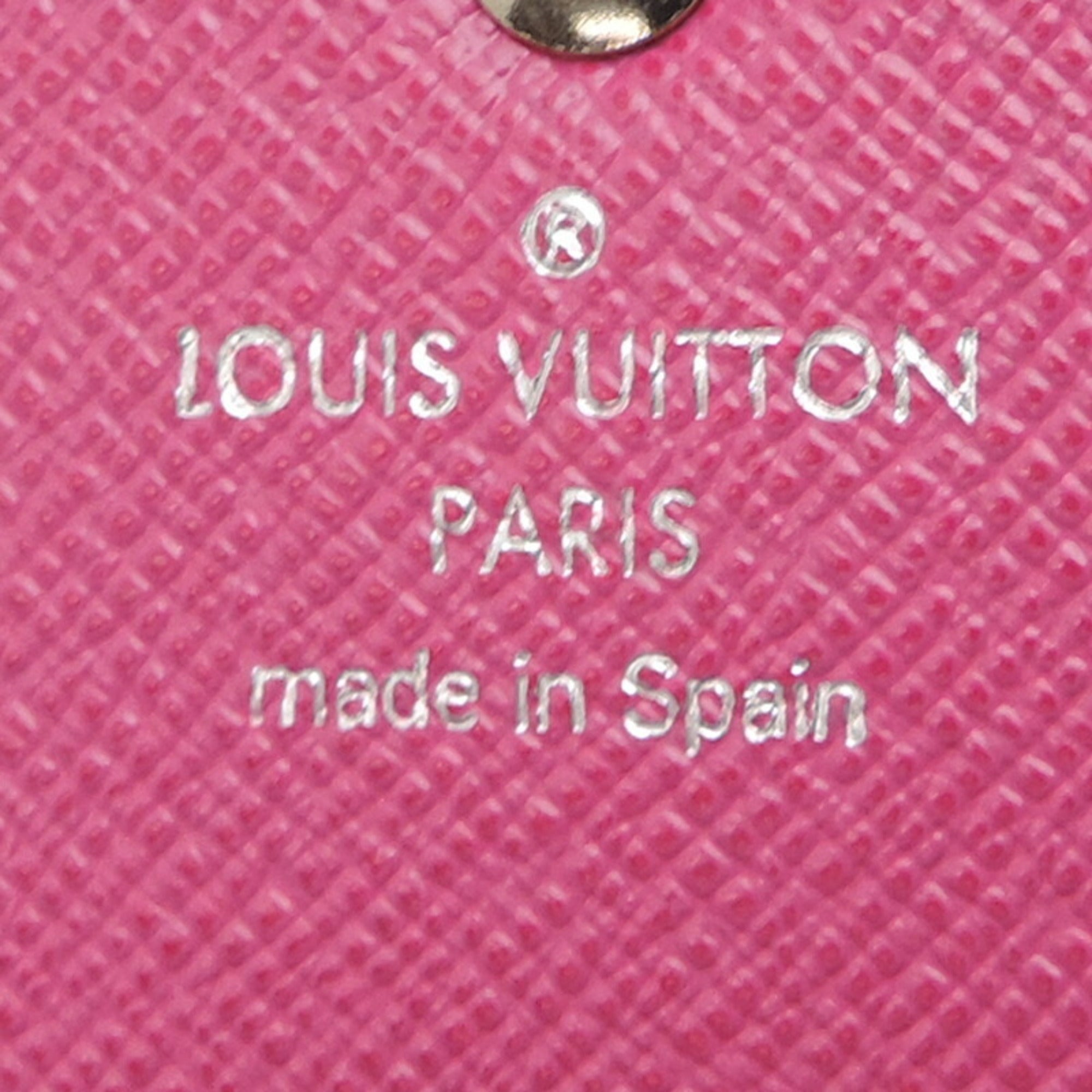 Louis Vuitton Black Hot Pink Noir Pink Epi Leather Long Wallet (Bi-Fold) (Pre-Owned)