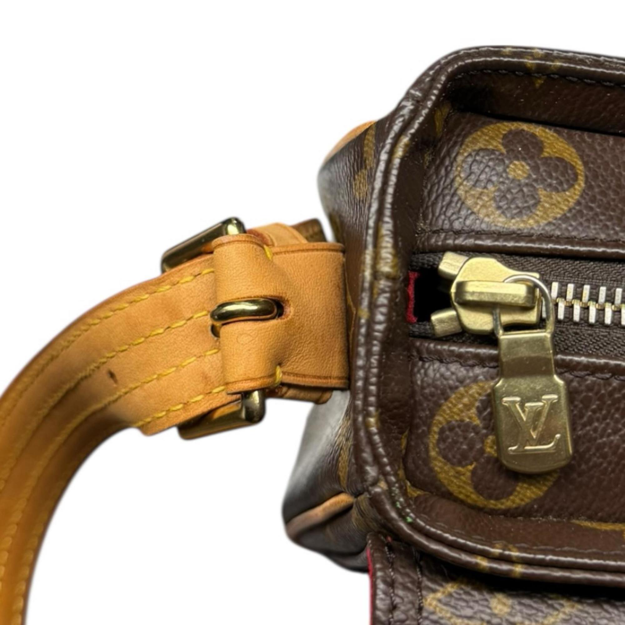 Louis Vuitton Brown Monogram Canvas Shoulder Bag (Pre-Owned)