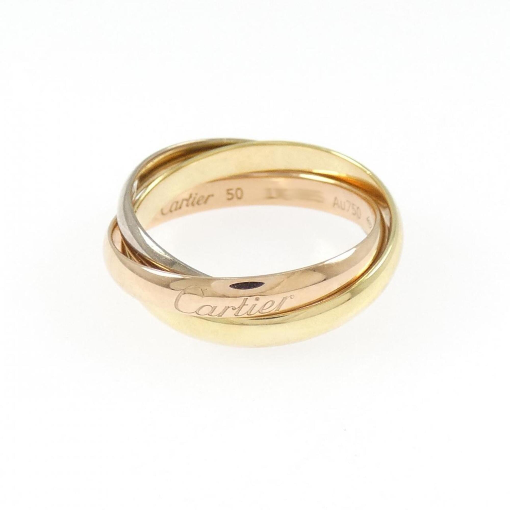 Cartier Yellow Gold (18K) Pink Gold (18K) White Gold (18K) Band Ring (Pre-Owned)