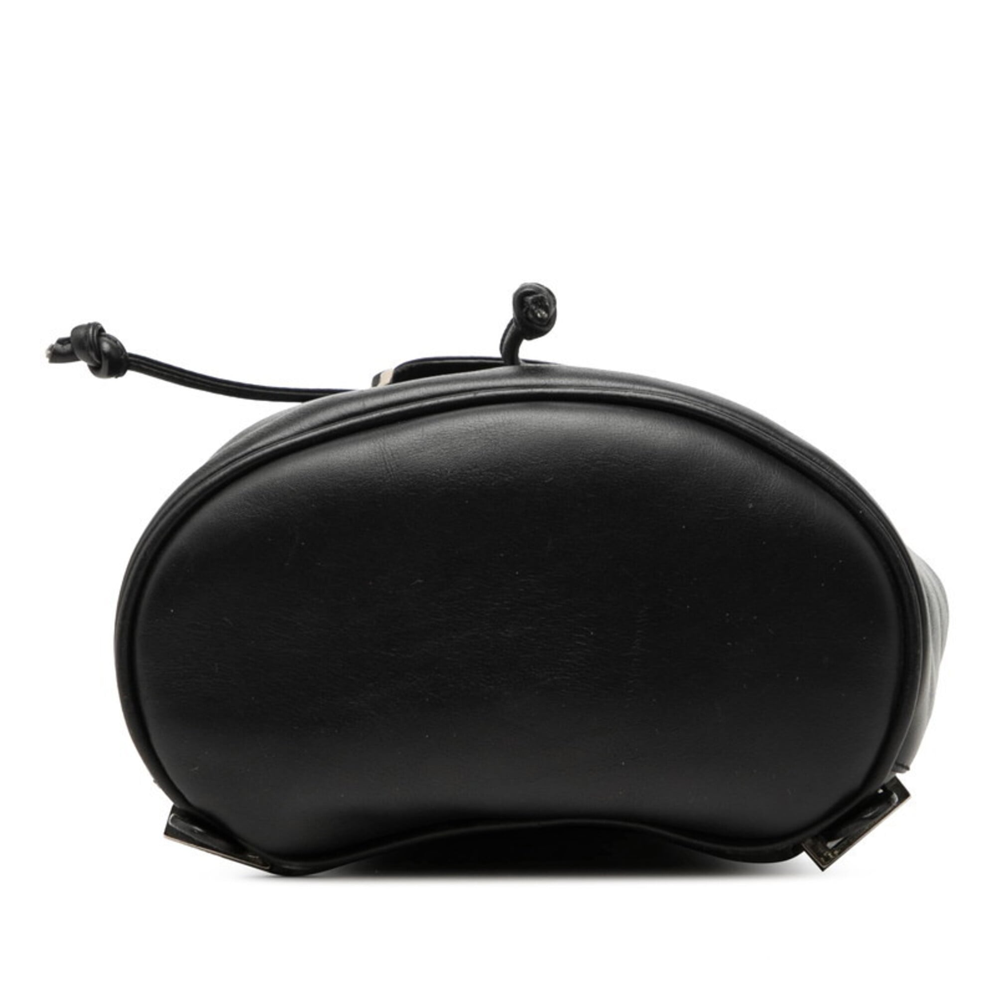 Salvatore Ferragamo Black Leather Backpack (Pre-Owned)