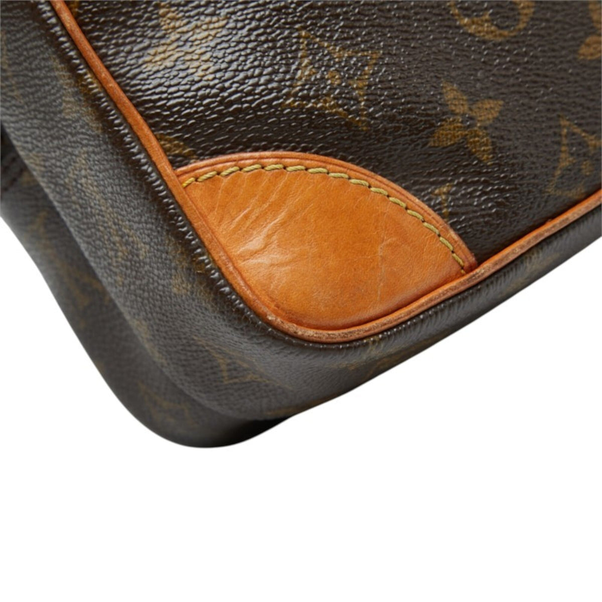Louis Vuitton Brown Pvc Leather Shoulder Bag (Pre-Owned)