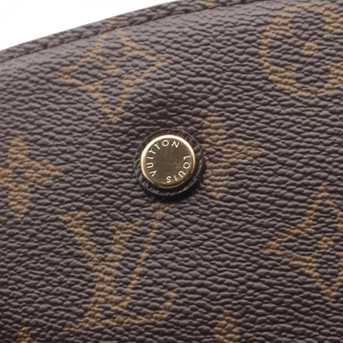 Louis Vuitton Brown Pvc Coated Canvas Leather Handbag (Pre-Owned)