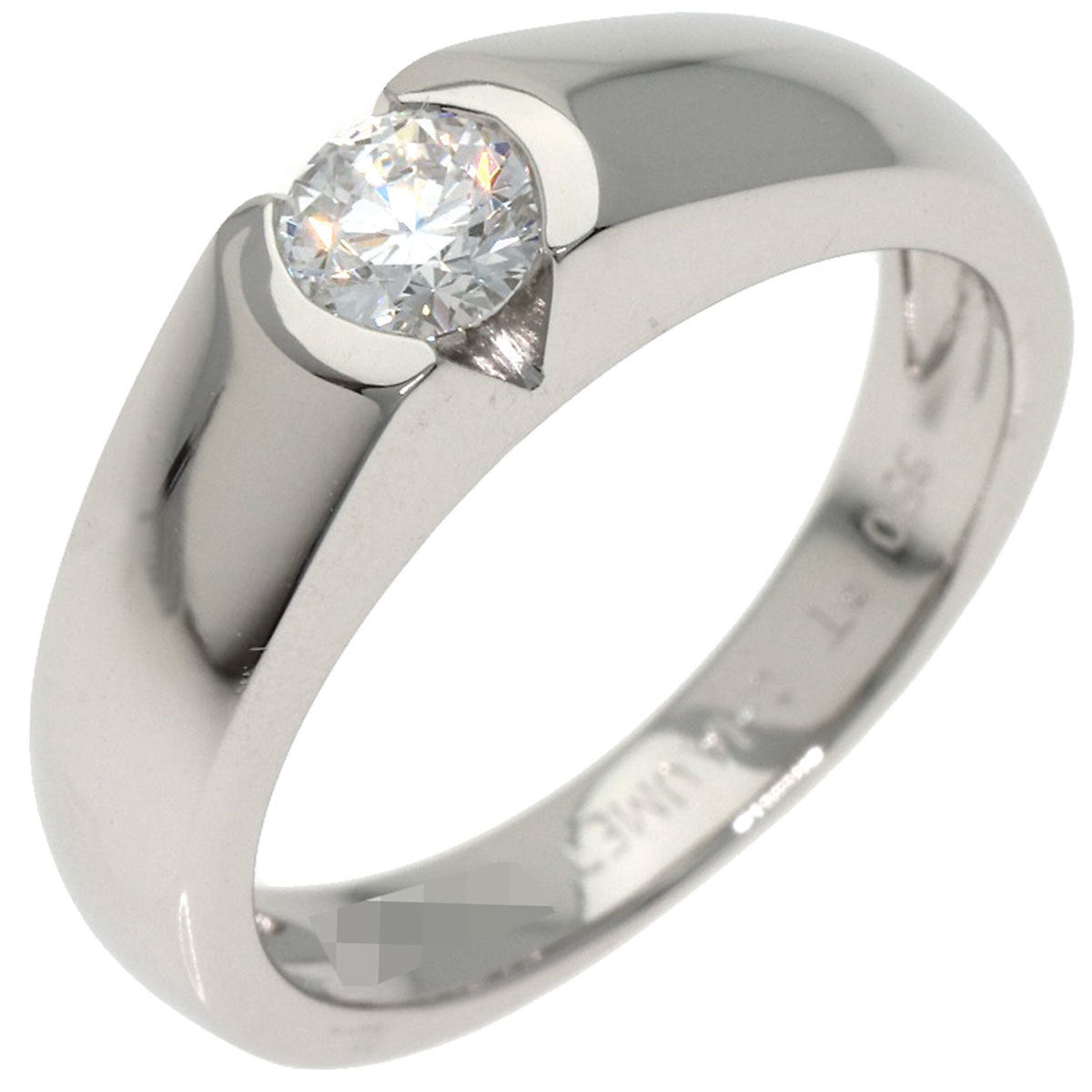Chaumet Platinum Platinum 950 Band Ring (Pre-Owned)