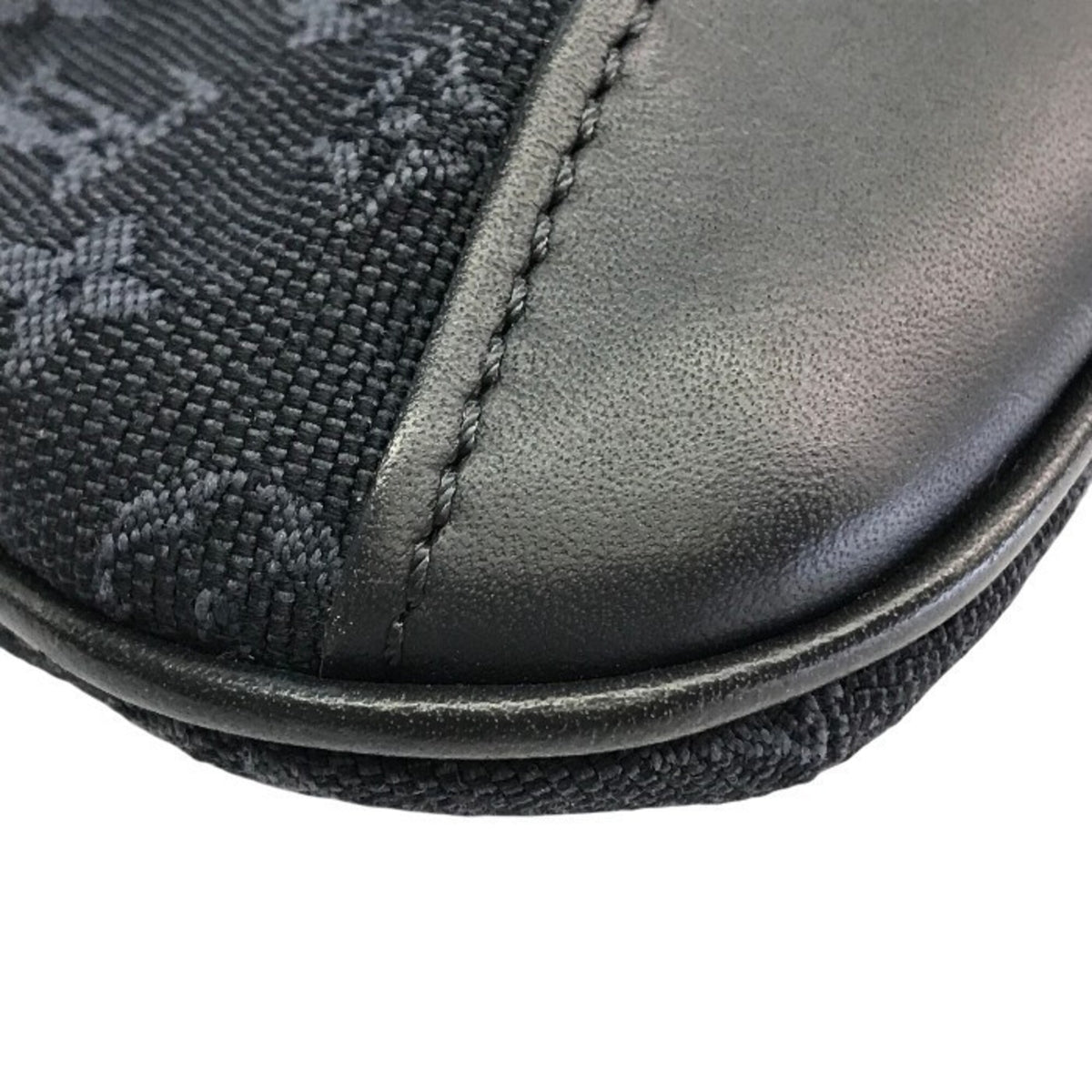 Louis Vuitton Navy Canvas Leather Pouch (Pre-Owned)
