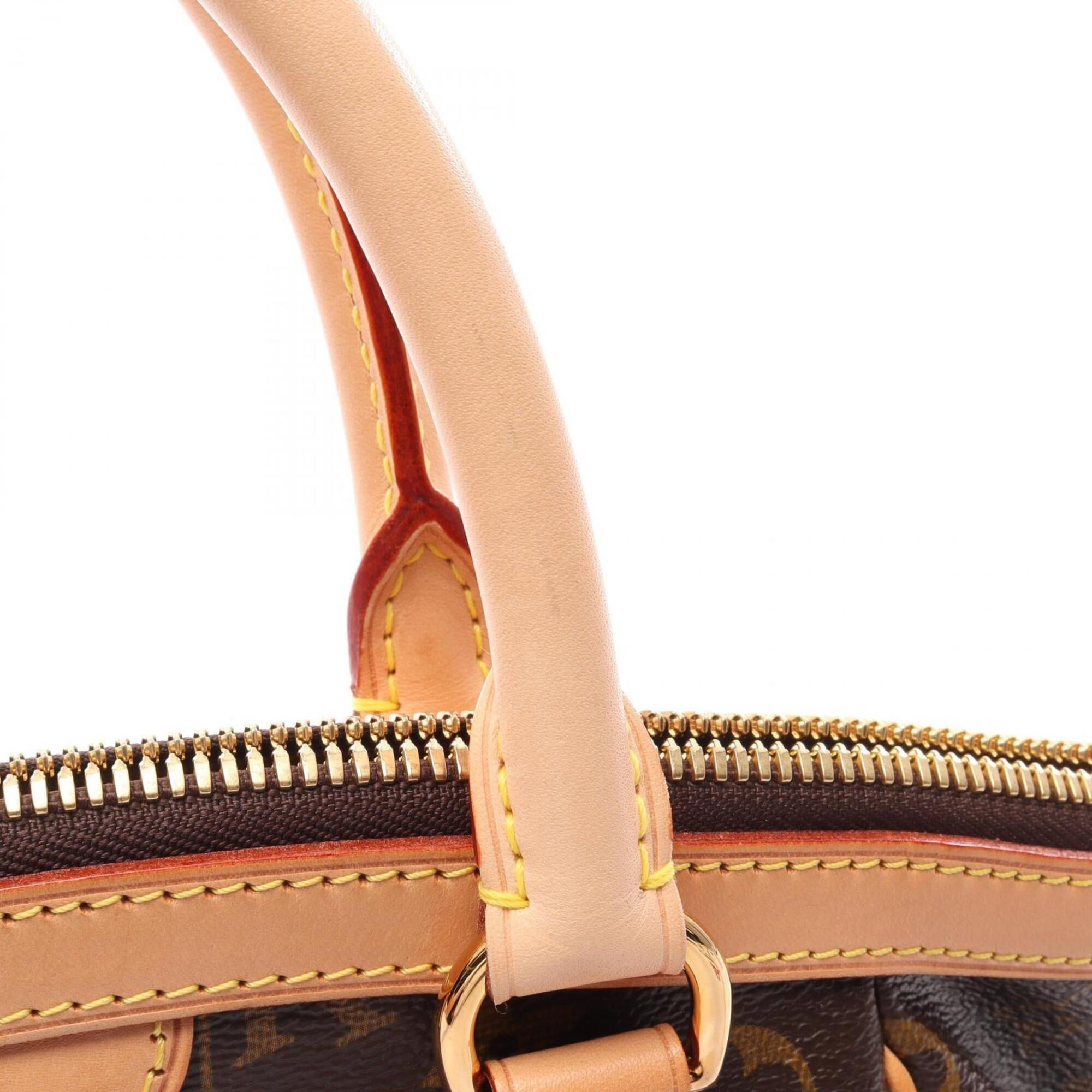 Louis Vuitton Brown Pvc Leather Handbag (Pre-Owned)