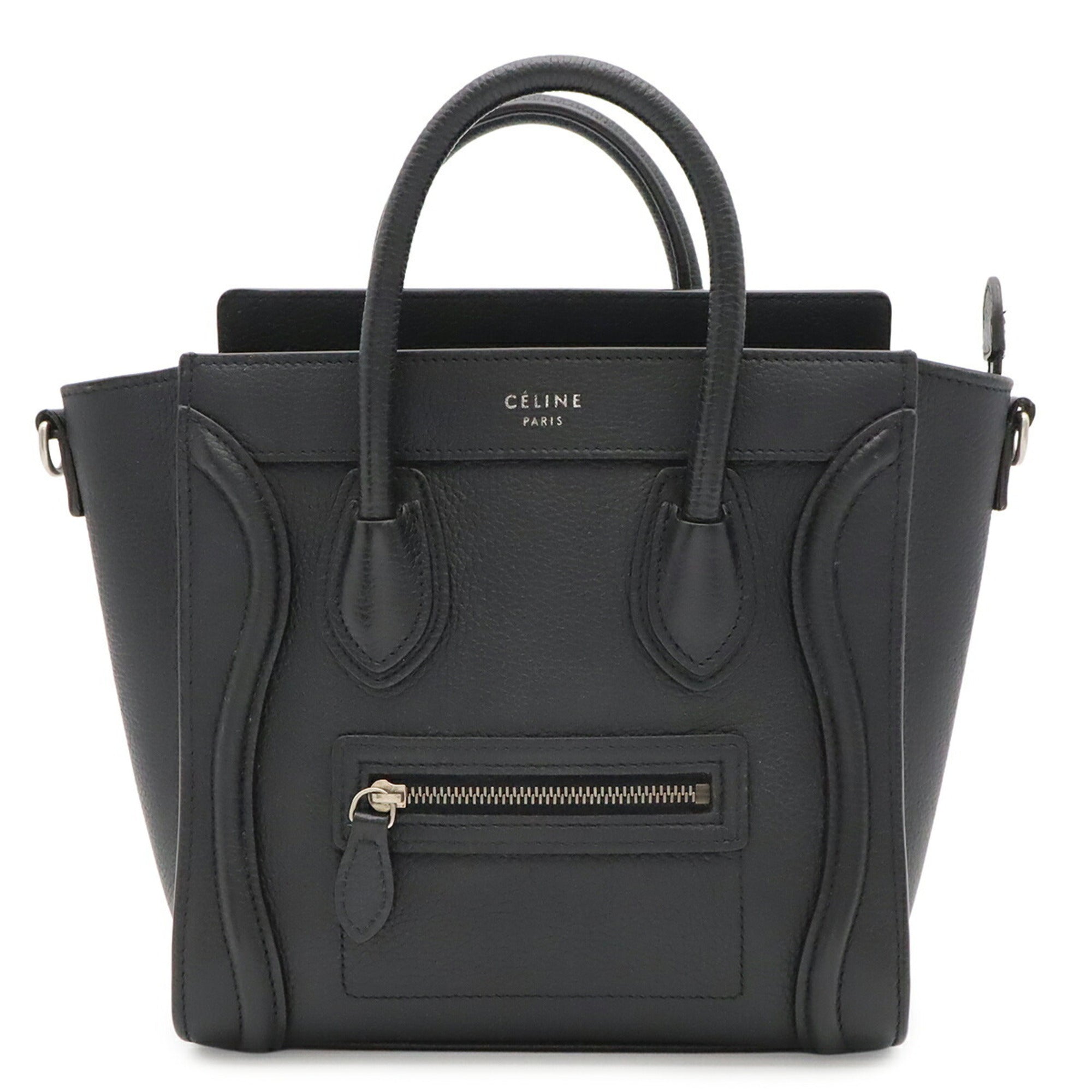 Celine Black Leather Handbag (Pre-Owned)