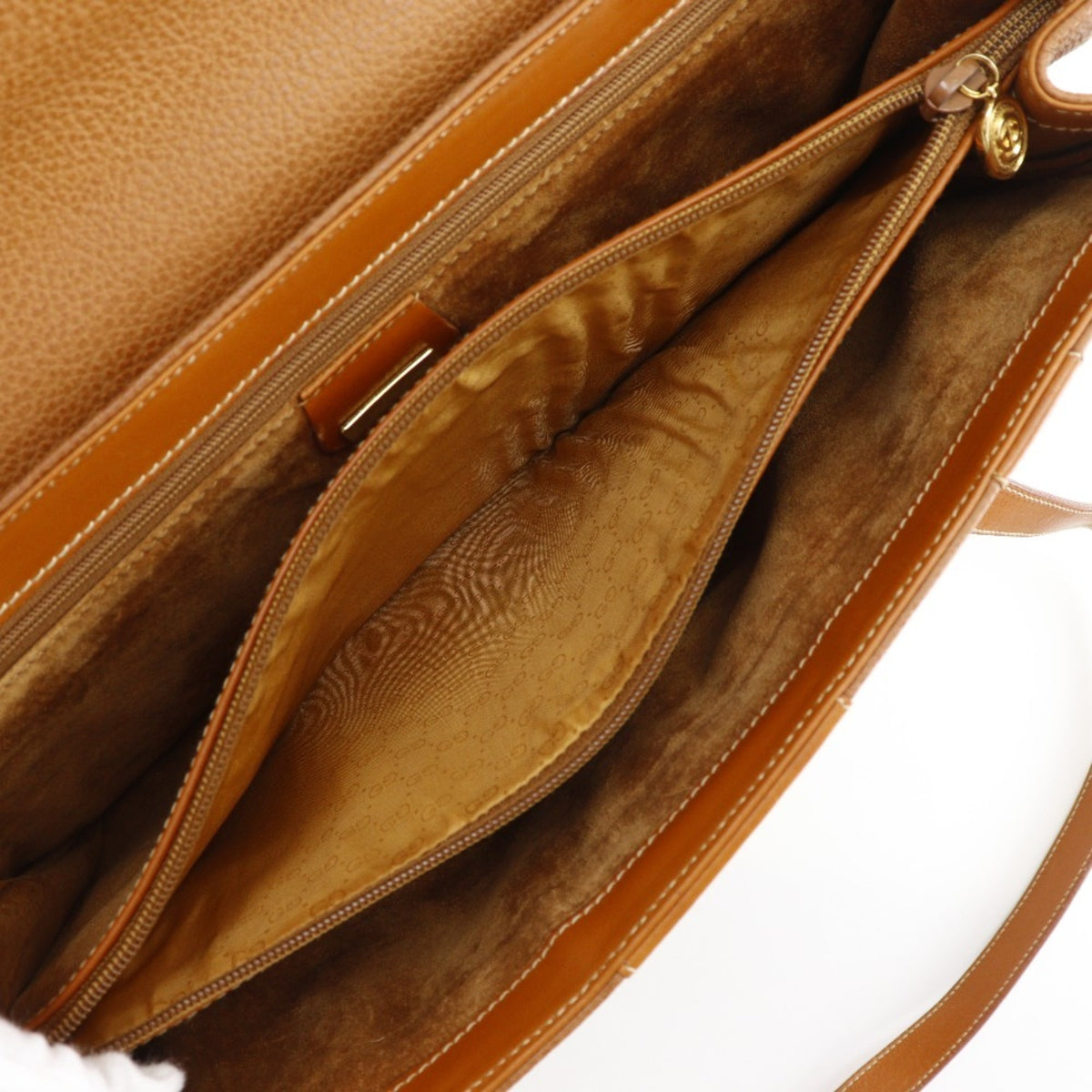 Gucci Brown Leather Tote Bag (Pre-Owned)